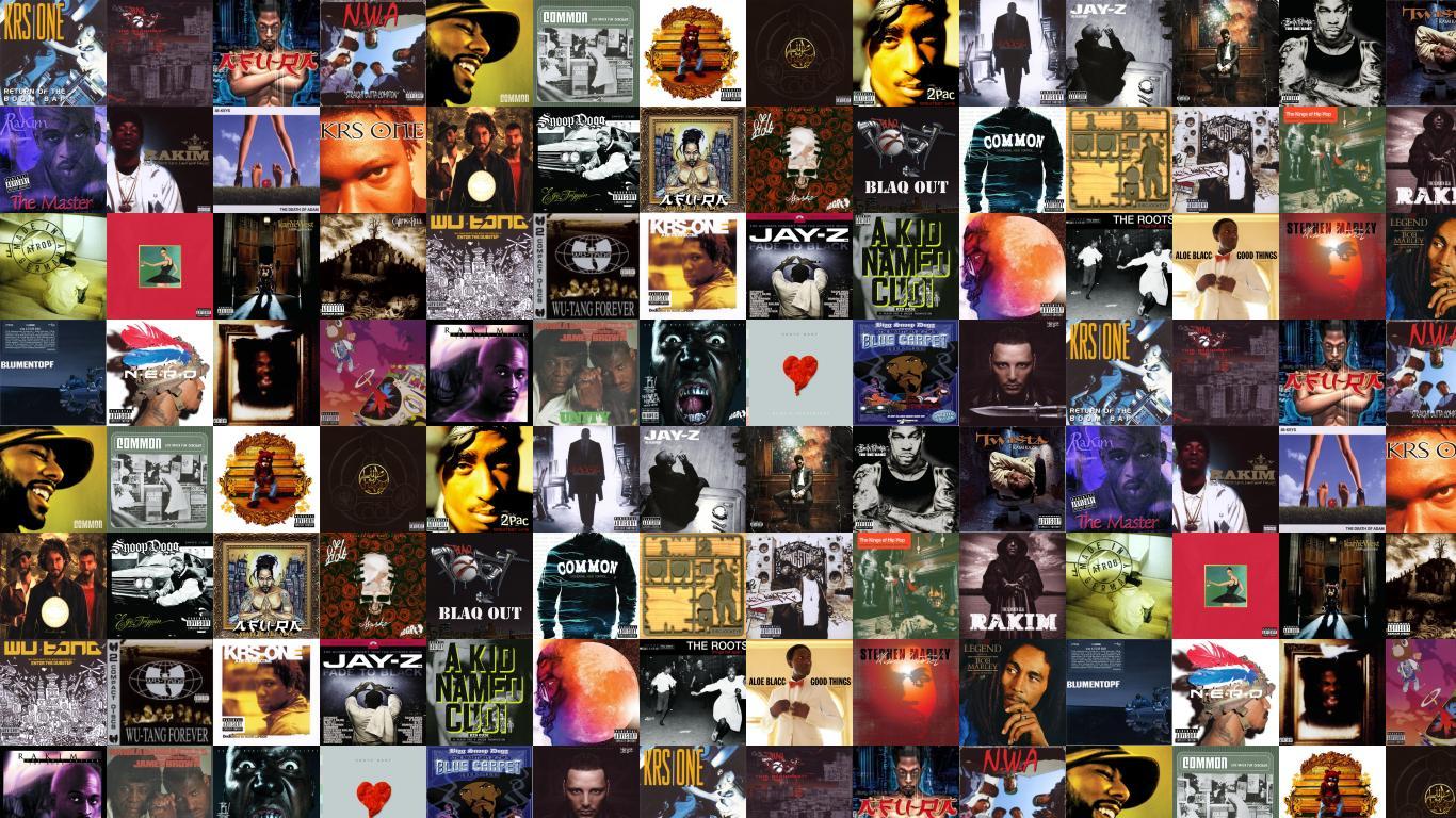 1366x768 Best Rappers Wallpaper