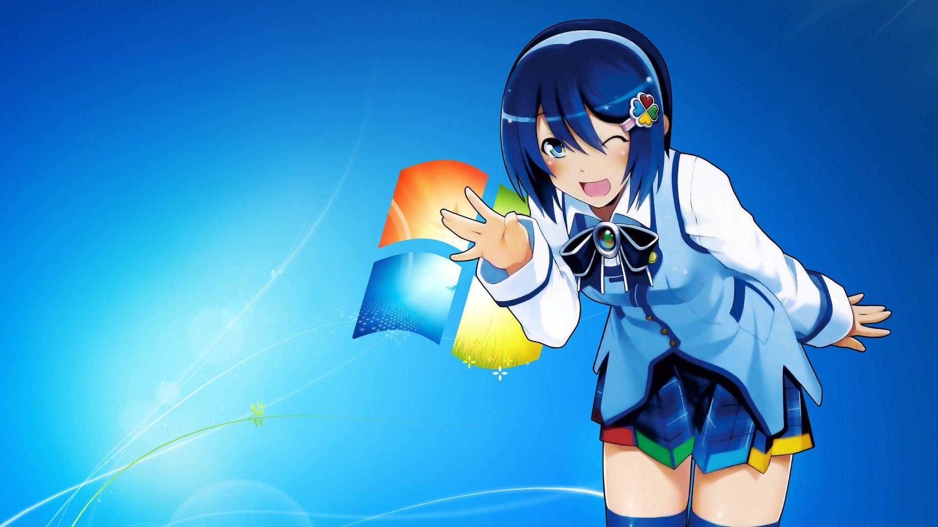 1920x1080 Anime Wallpaper Windows Girl