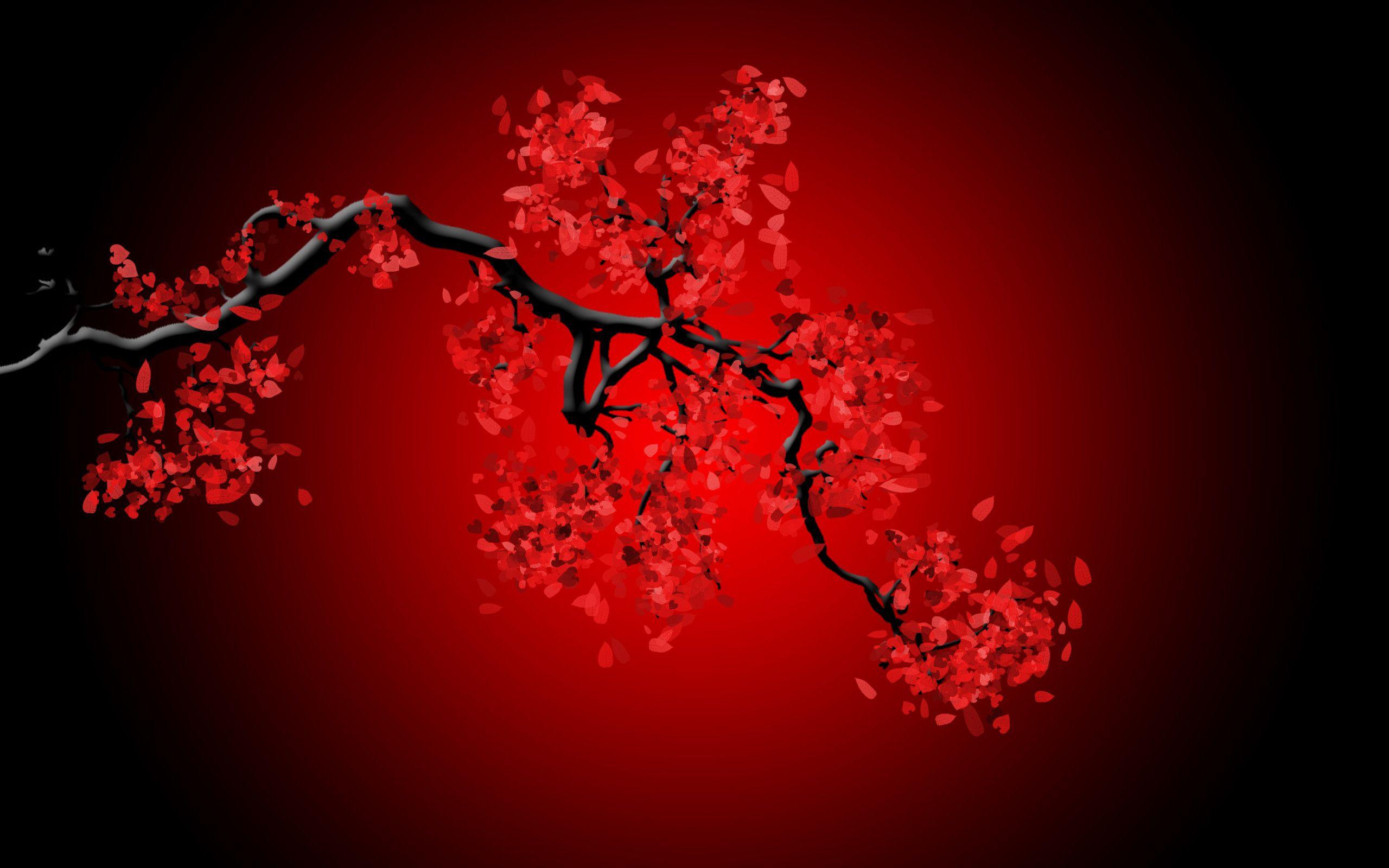 2560x1600 Cool Black and Red Wallpaper