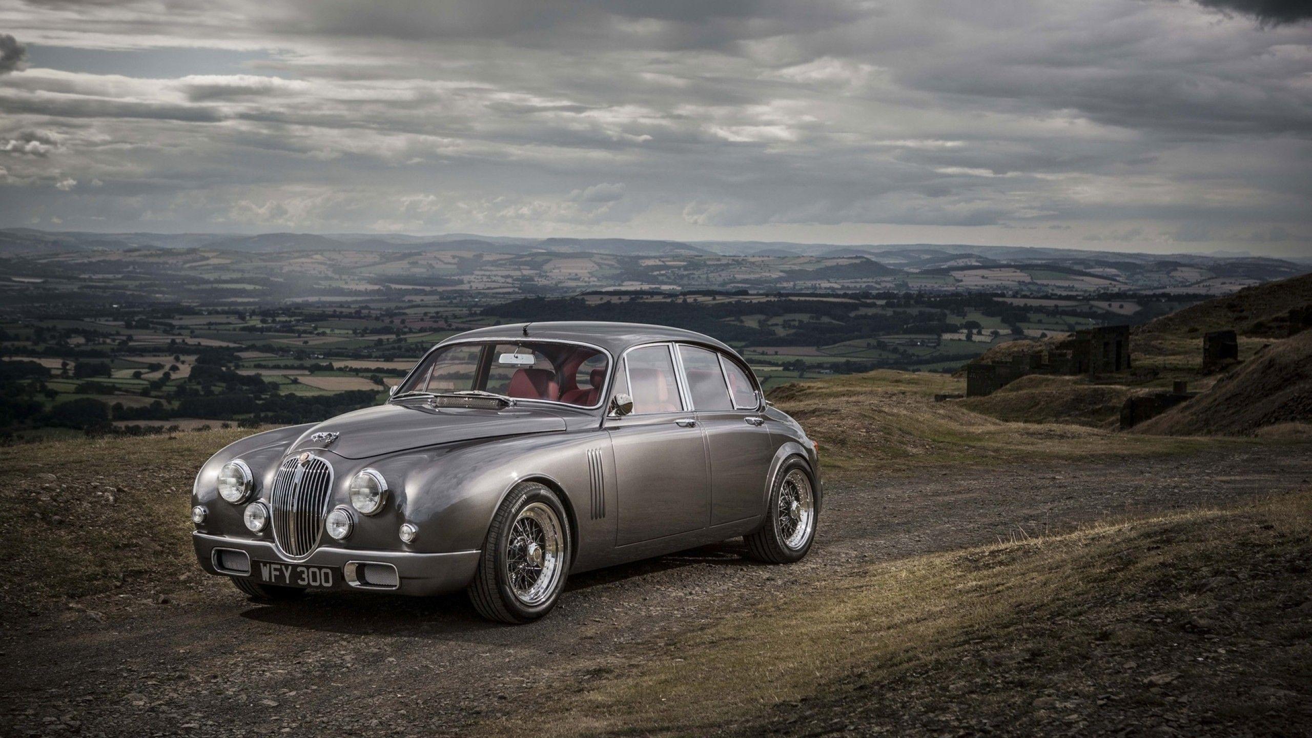 2560x1440 Download 2560x1440 Jaguar Mark Classic Cars, Silver, Side View