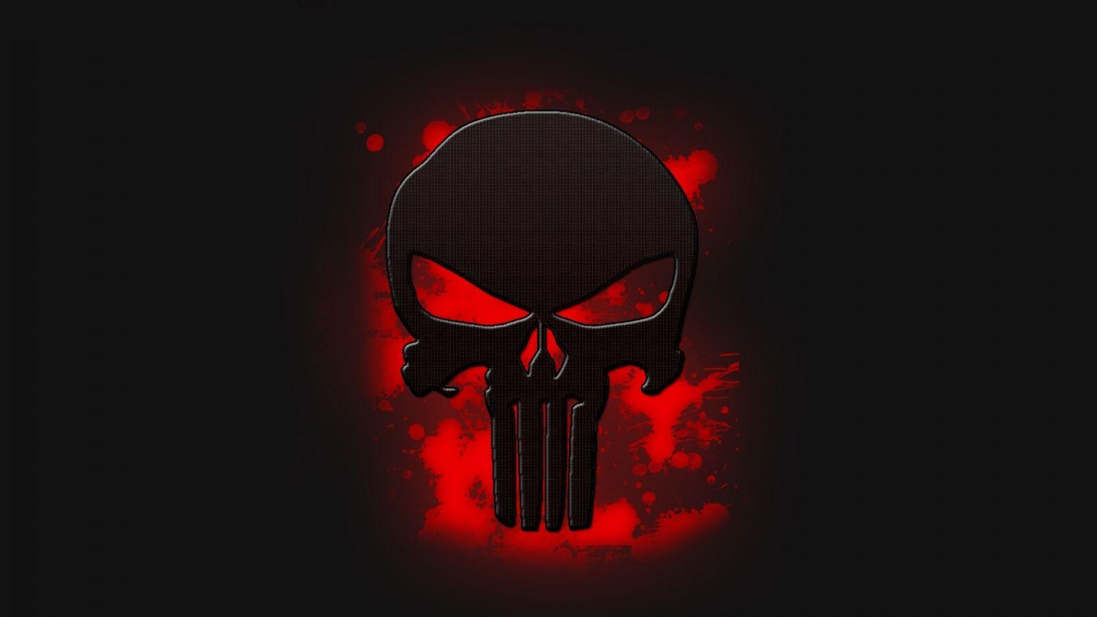 1600x900 Download 1600x900 wallpaper the punisher, skull, logo, art