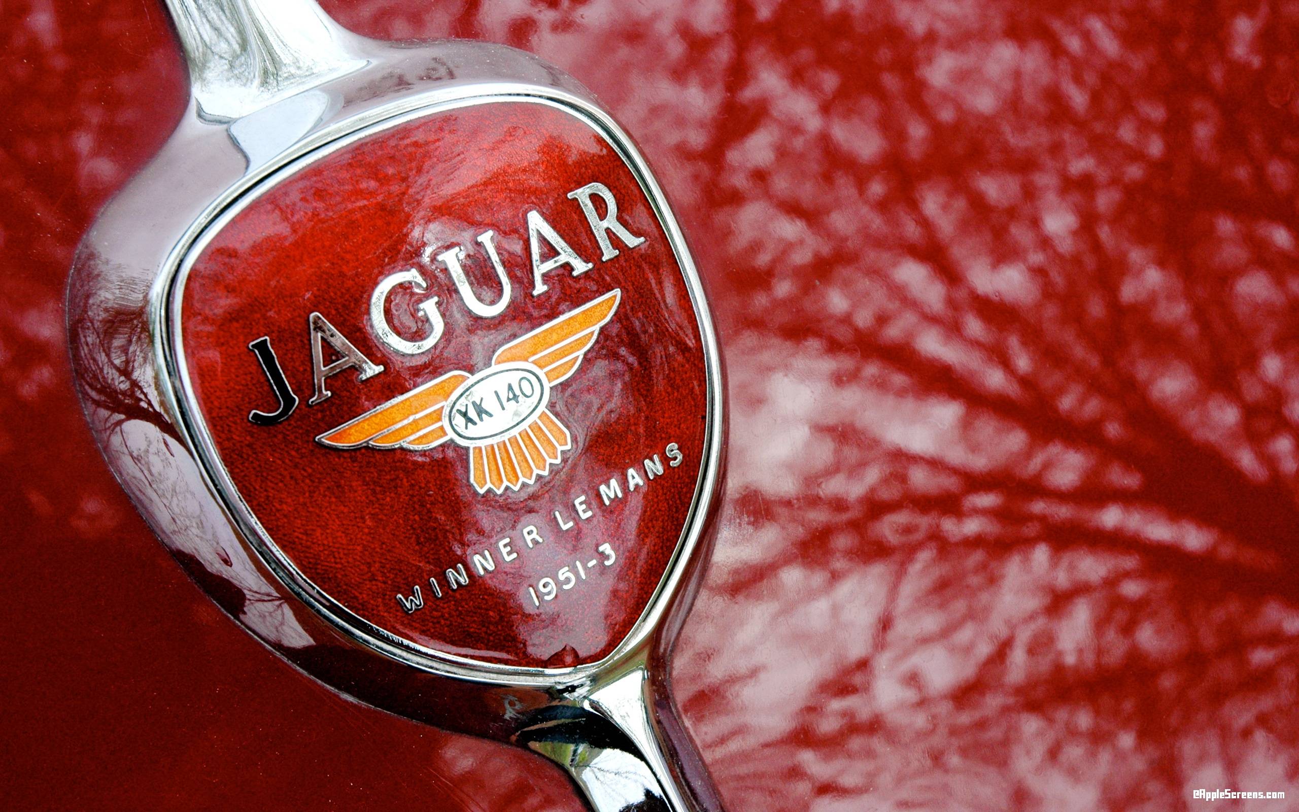2560x1600 Jaguar Red Logo HD Desktop Wallpaper Background download