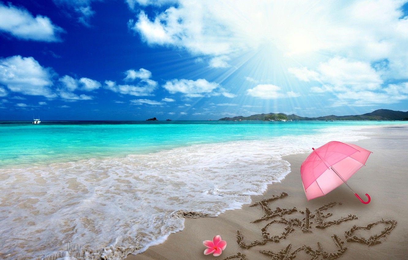 1332x850 Photo Wallpaper Sand, Beach, Love, Romance, Heart