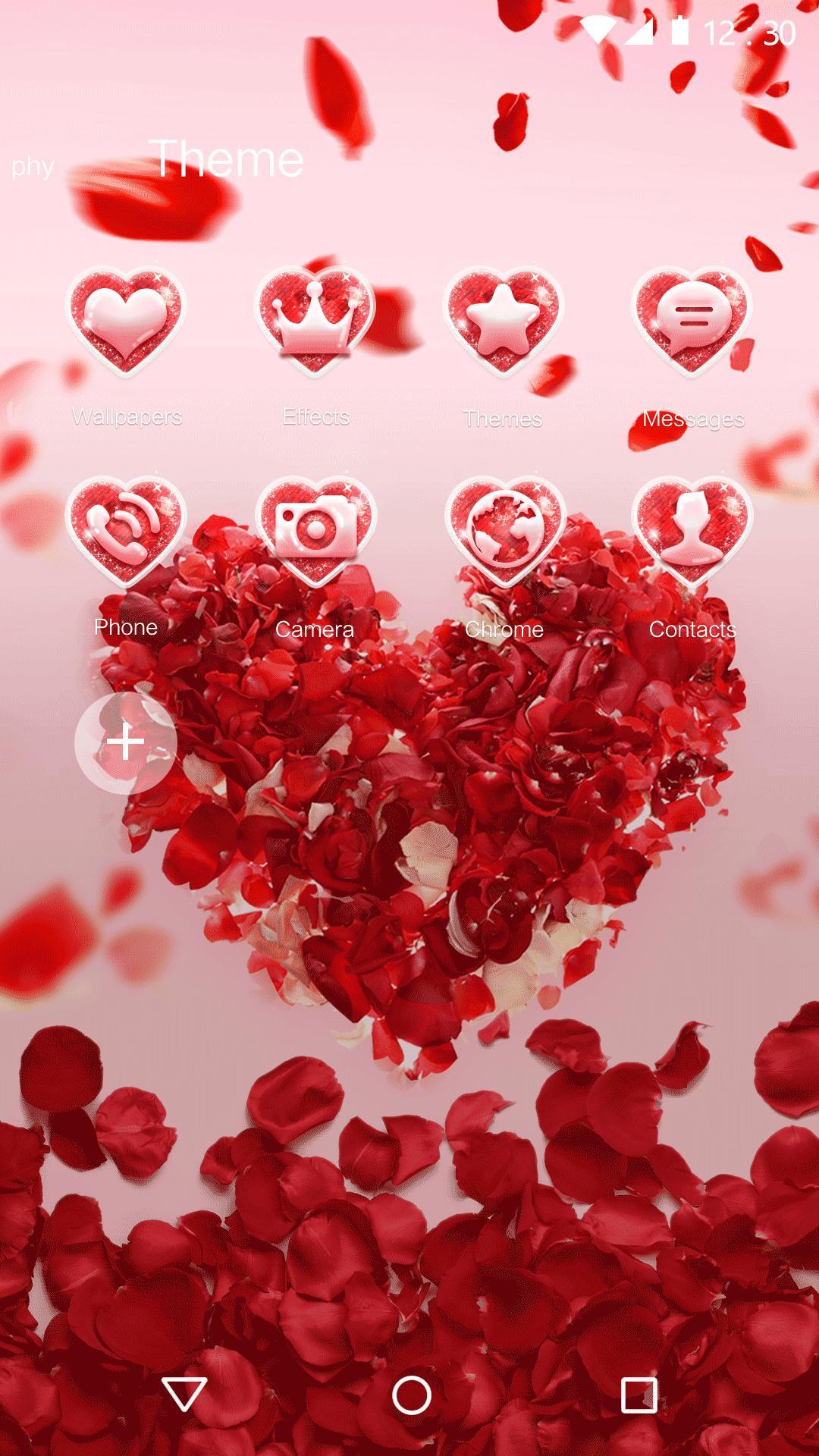 1080x1920 Red Heart 2018 Wallpaper Theme for Android