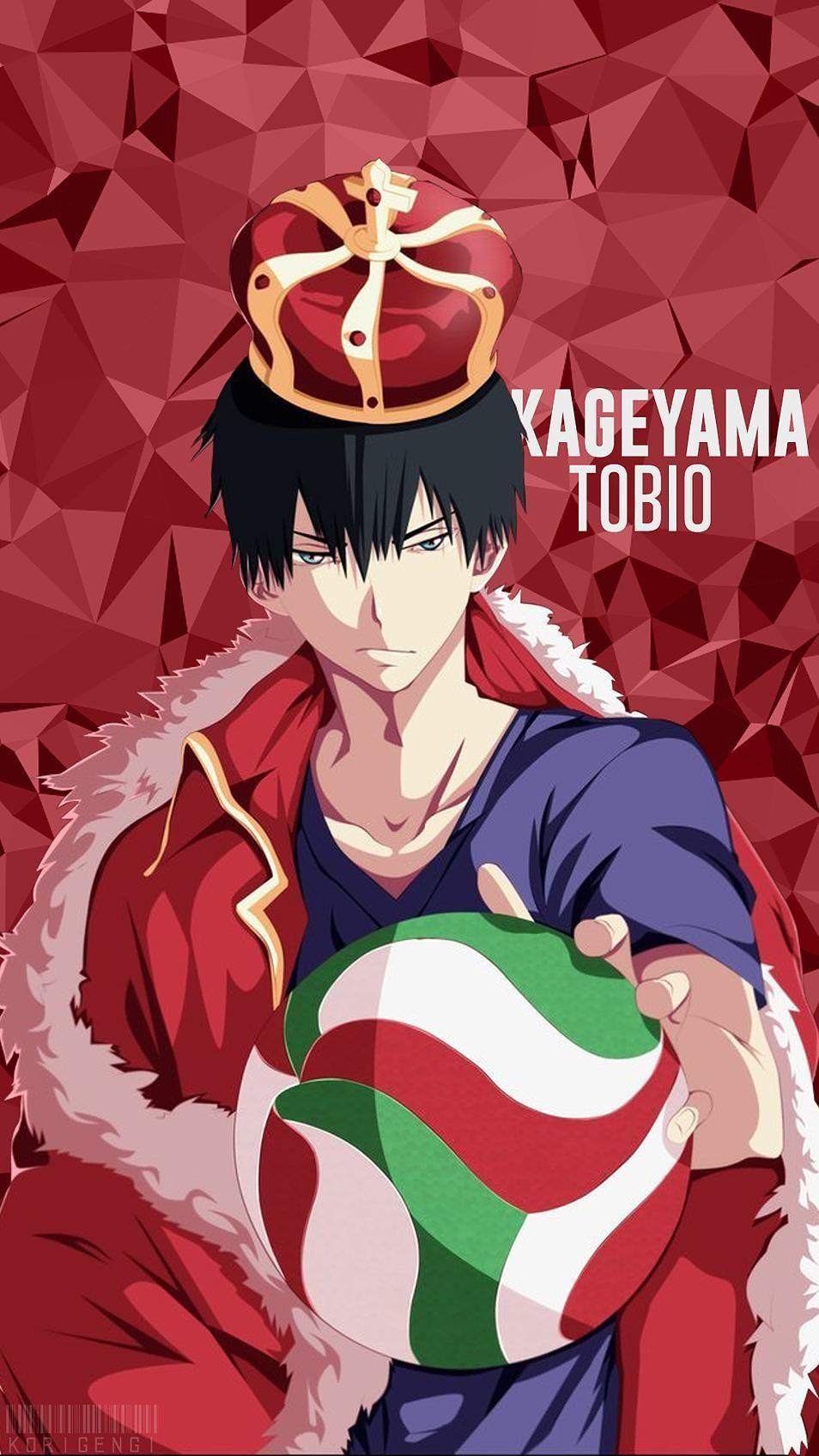 954x1696 Kageyama Tobio.  Animasi, Seni anime, Seni
