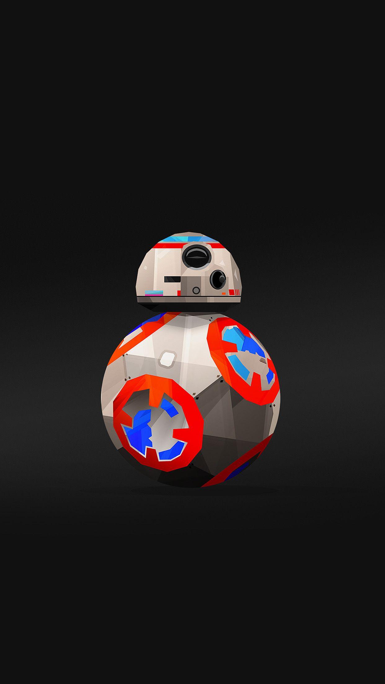 1242x2208 Bb 8 Droid Starwars Robot Art Film Wallpaper