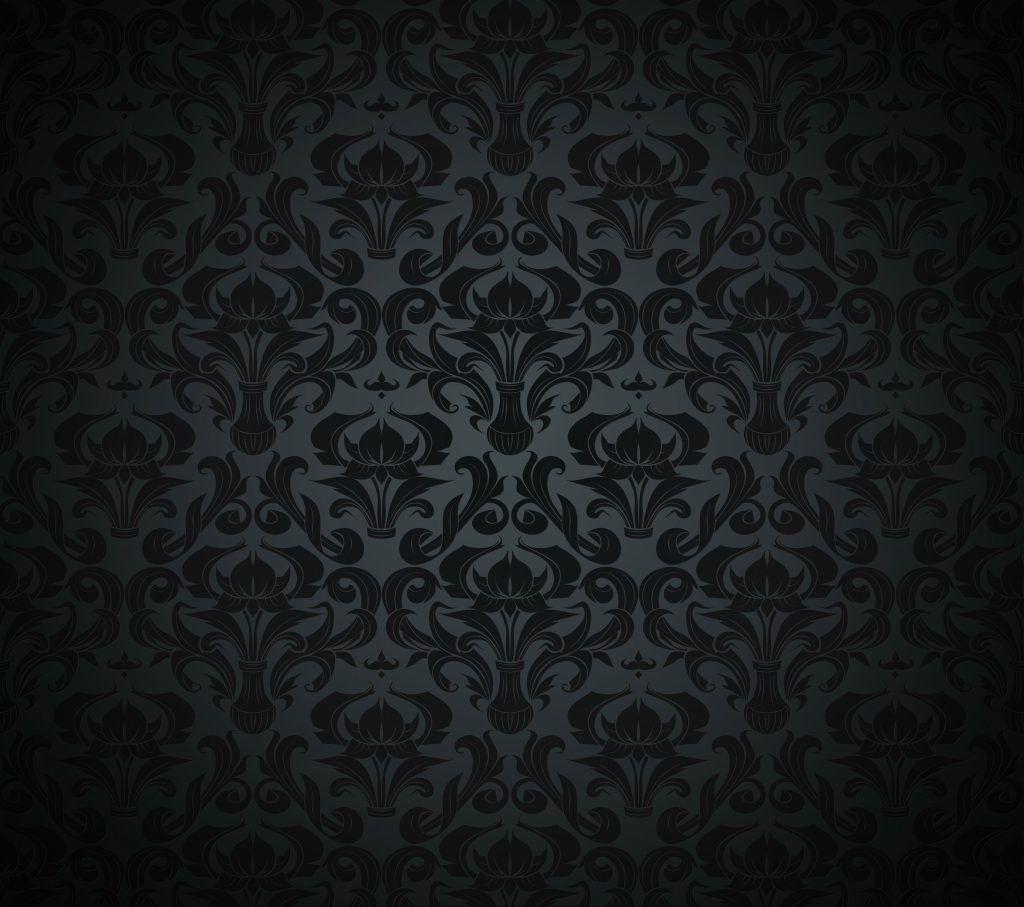 1024x907 Pattern Black Dark Vintage 4K Wallpaper
