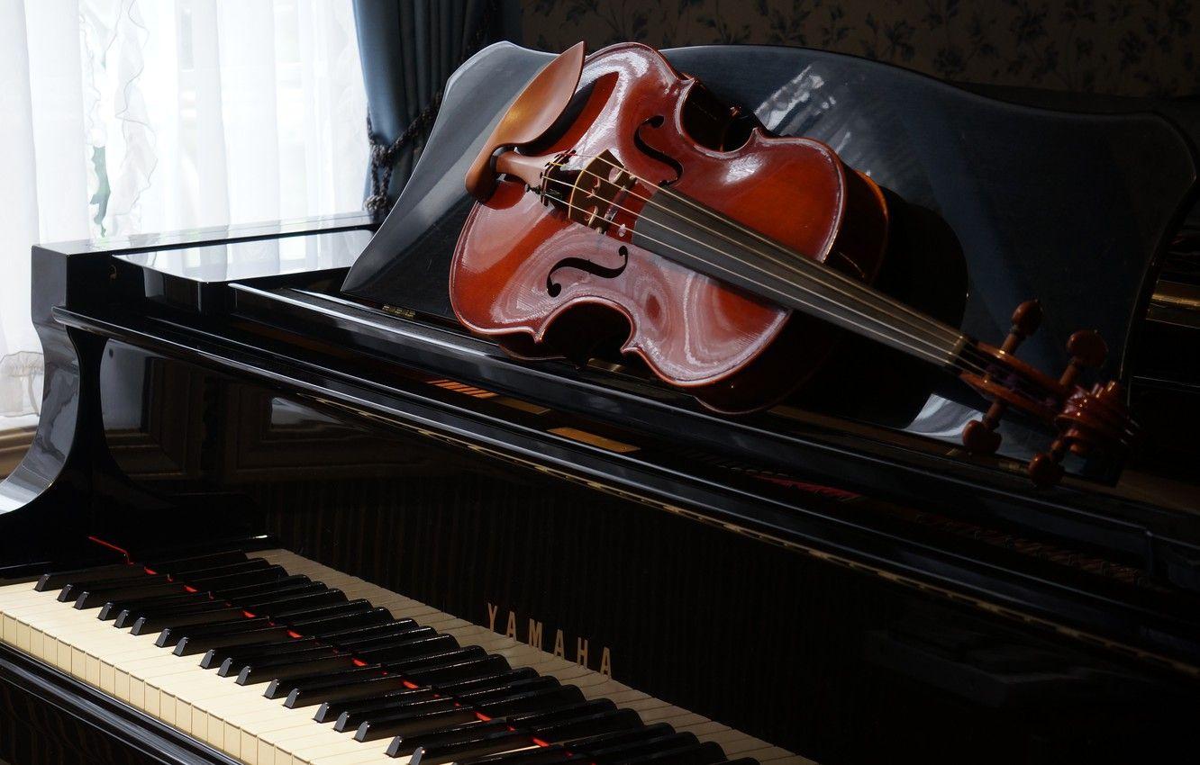 1332x850 Wallpaper music, violin, piano image for desktop, section музыка