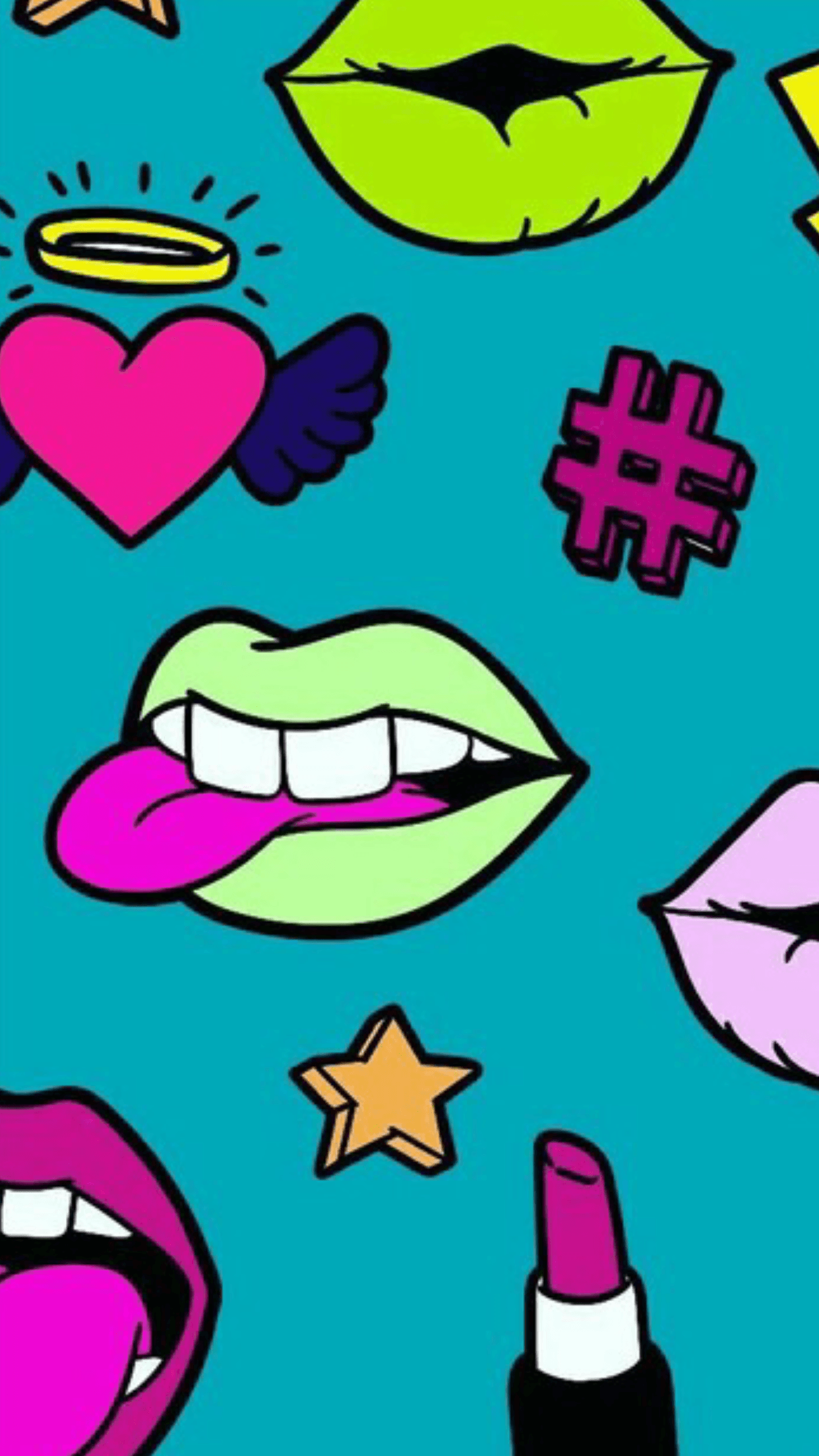 1242x2208 3lips<3. iphone wallpaper. Wallpaper, Ipod wallpaper