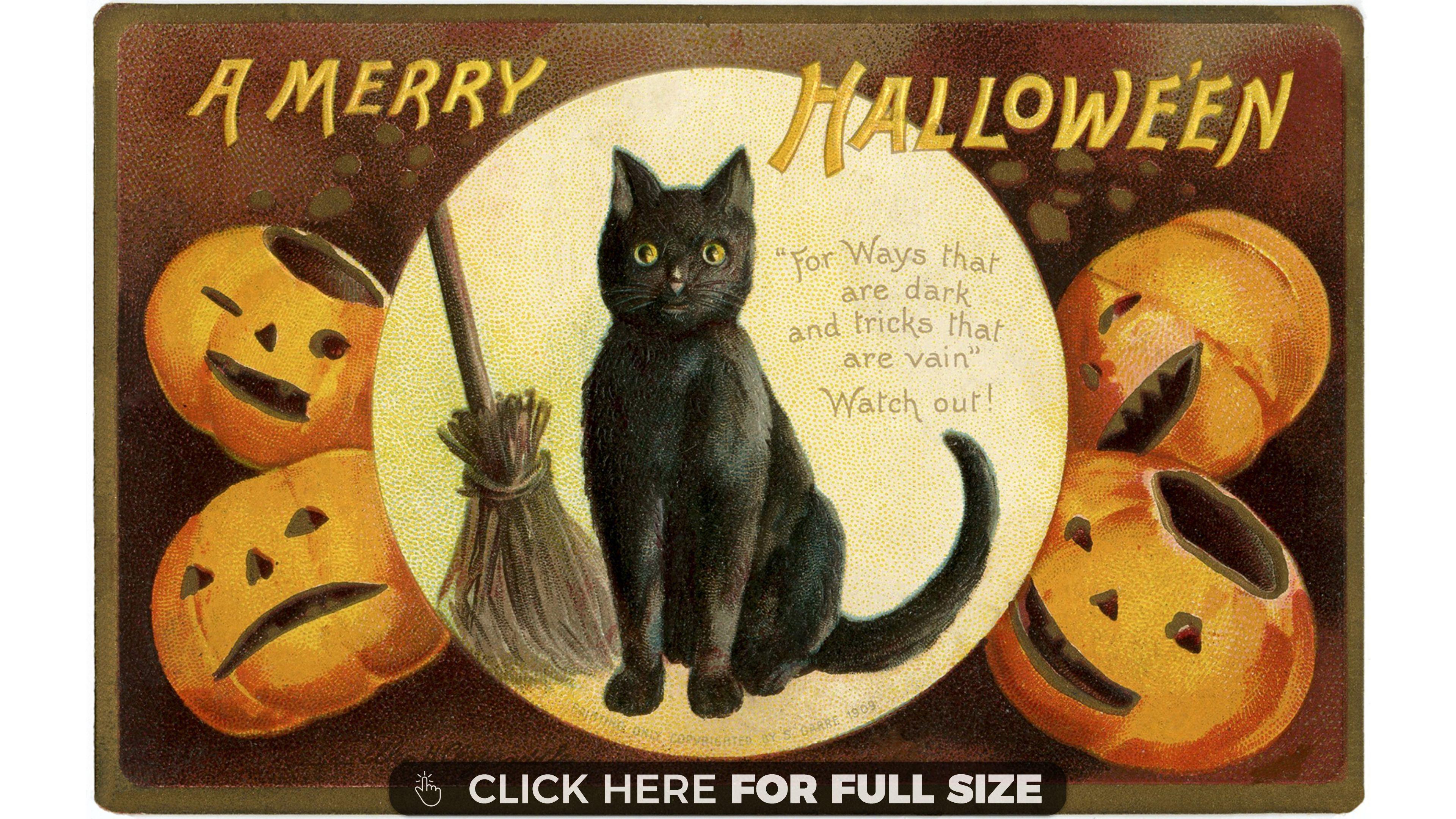 3840x2160 Vintage Halloween 4K wallpaper
