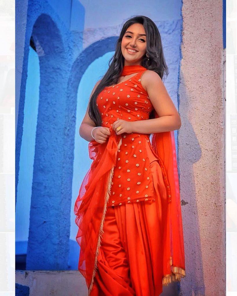 820x1024 Red Yellow Suit Ft. Ashnoor Kaur New Song 2019