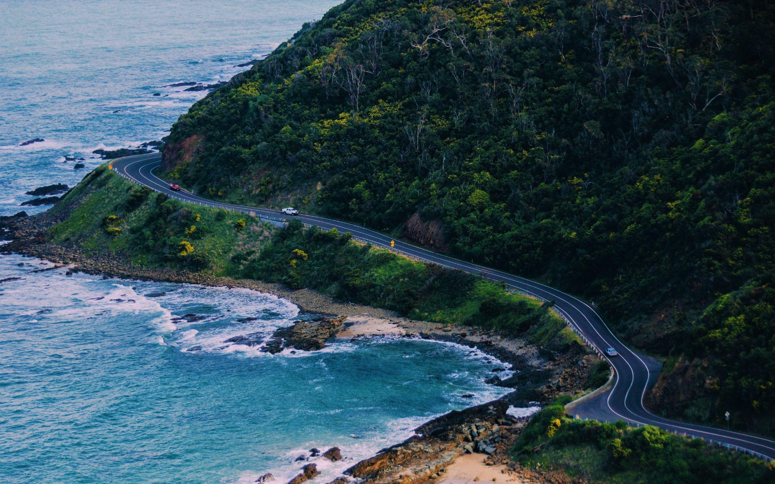2560x1600 Download 2560x1600 wallpaper california coast, road, highway