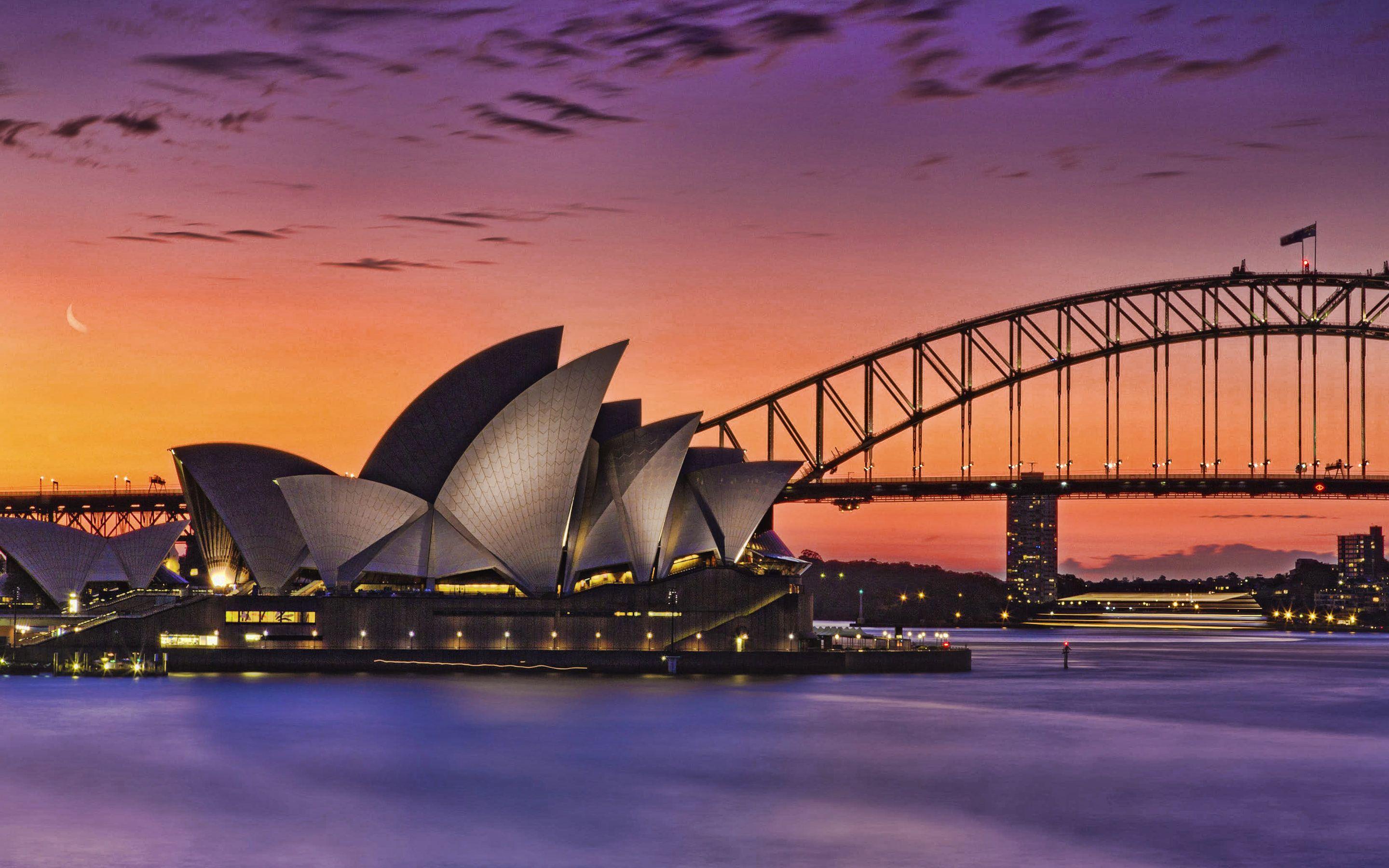 2880x1800 Download wallpaper Sydney, Musical Theatre, Sydney Opera House