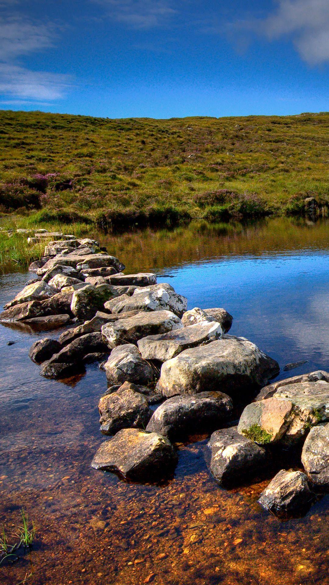 1080x1920 Small creek in Scotland Mobile Wallpaper 2812