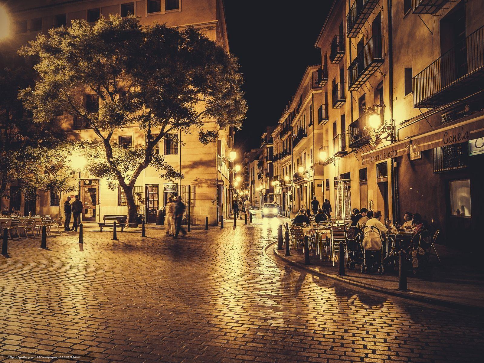 1600x1200 Download wallpaper Old Town, Valencia, Spain free desktop