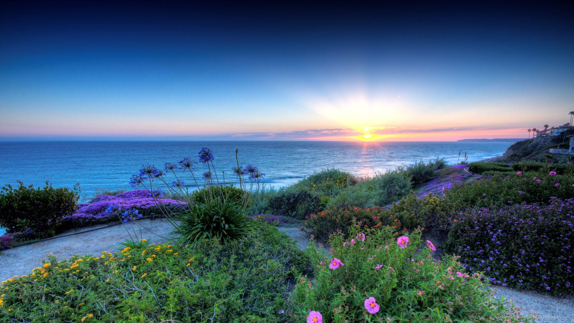 1920x1080 Free download Beautiful HDR California Coast Wallpaper Picture