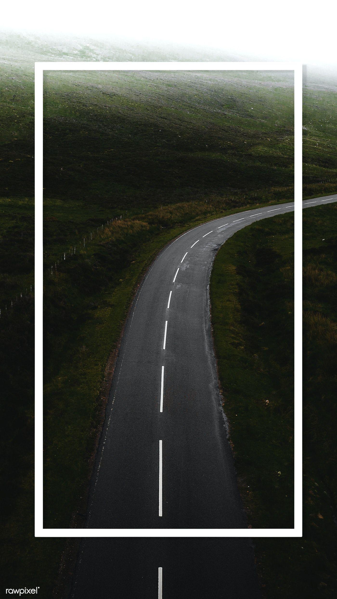 1400x2488 Roadrs. Royalty free psd mockup