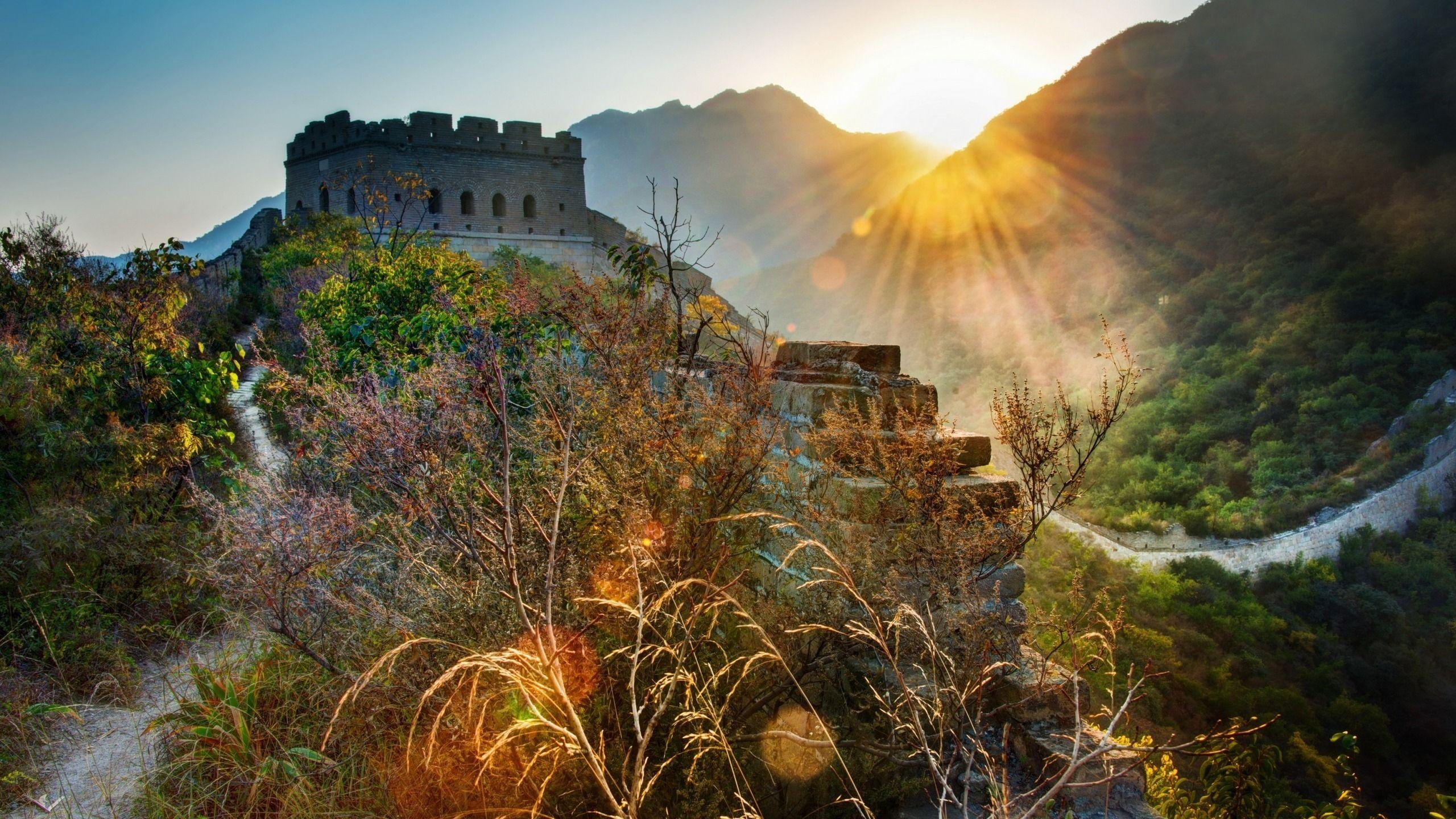 2560x1440 The Great Wall of China Landscape desktop PC and Mac