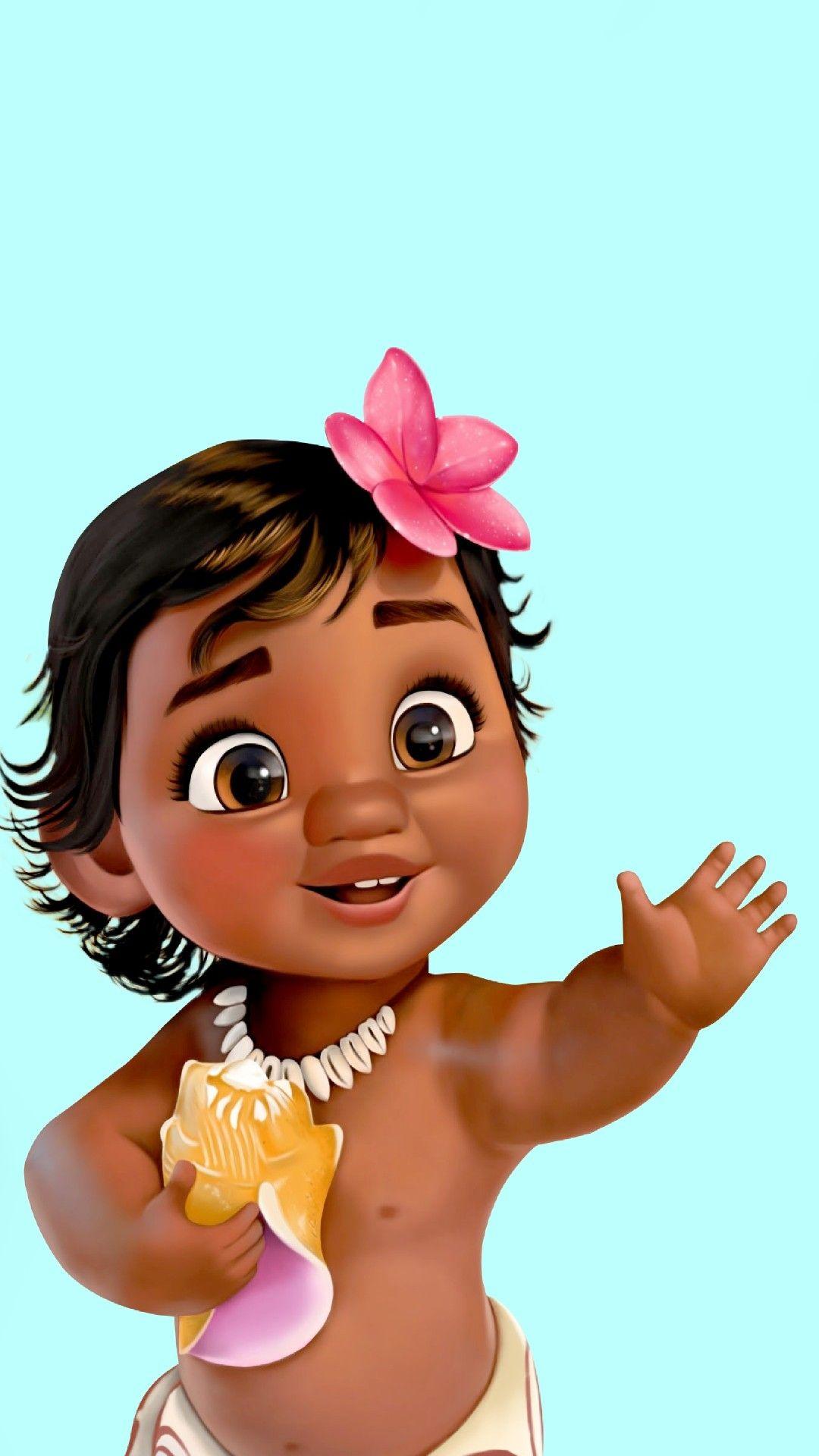 1080x1920 Moana Baby Wallpaper