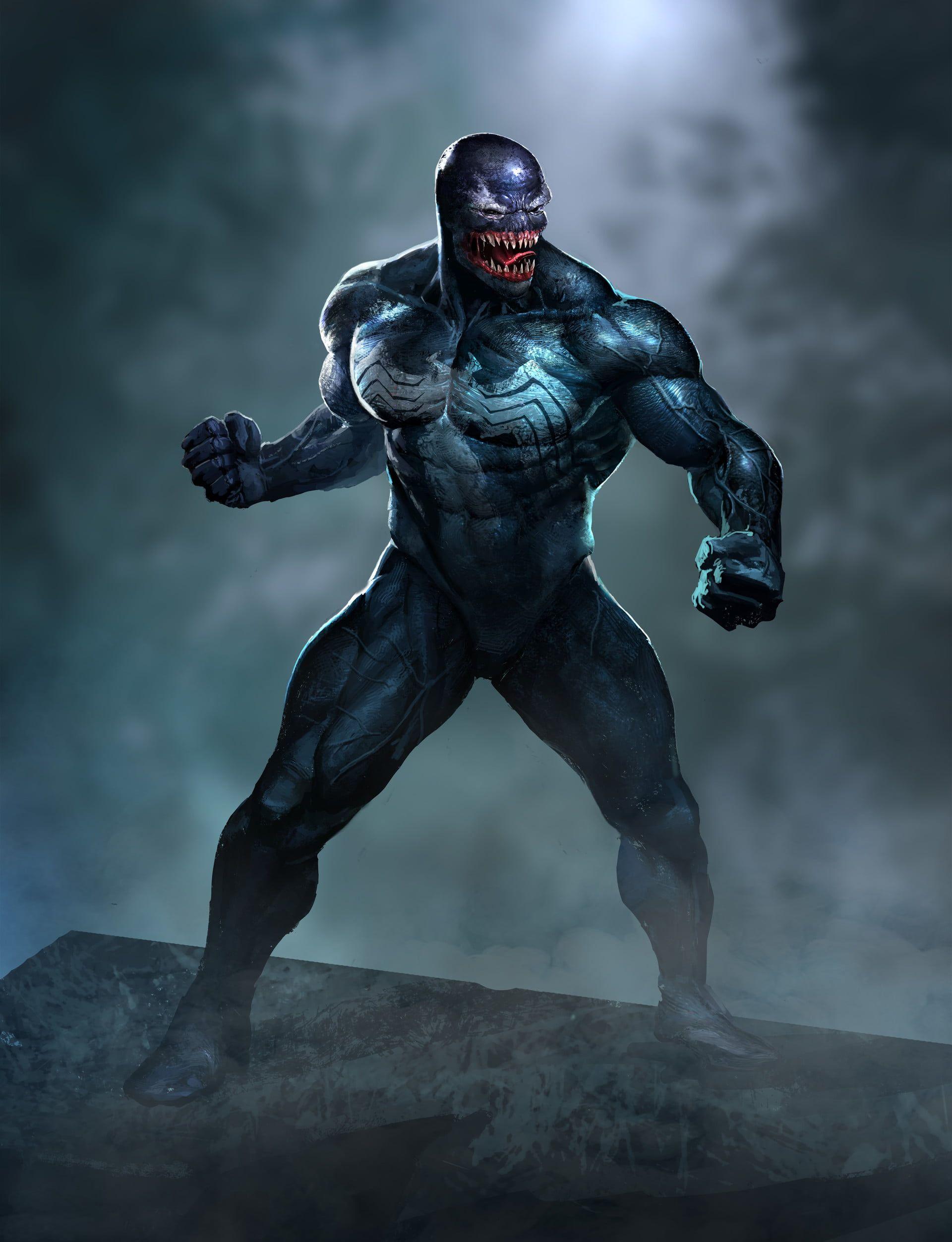 1920x2505 MARVEL Venom illustration HD wallpaper