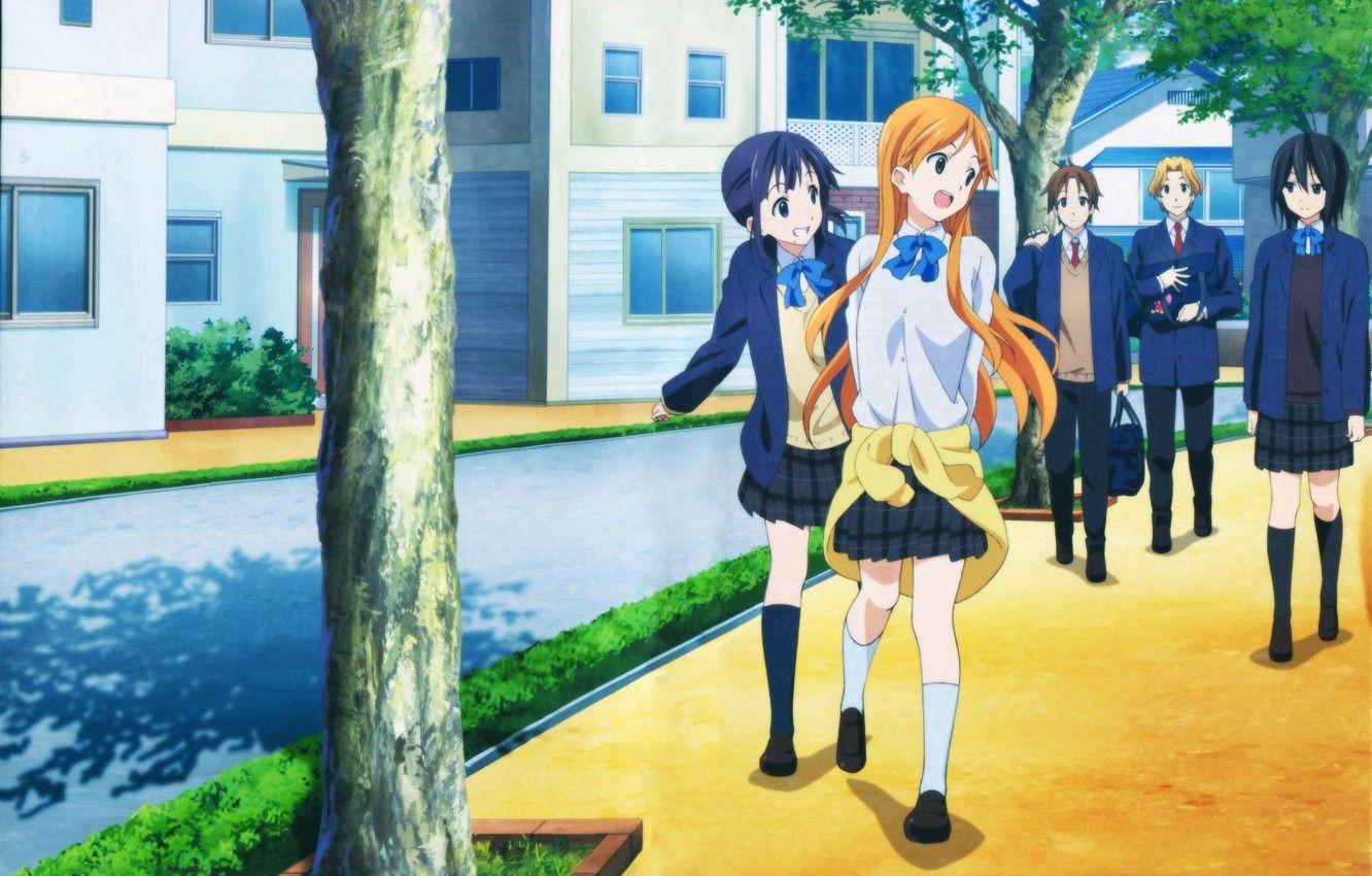1332x850 Wallpaper Anime, Yui Suggests Kiriyama, Iori Nagase, Kokoro
