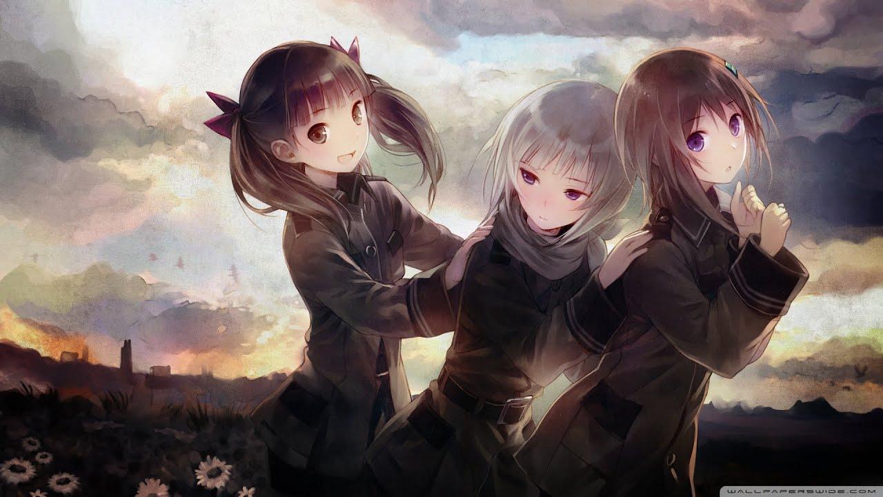 1280x720 Anime Cute Best Friend, HD Wallpaper & background Download