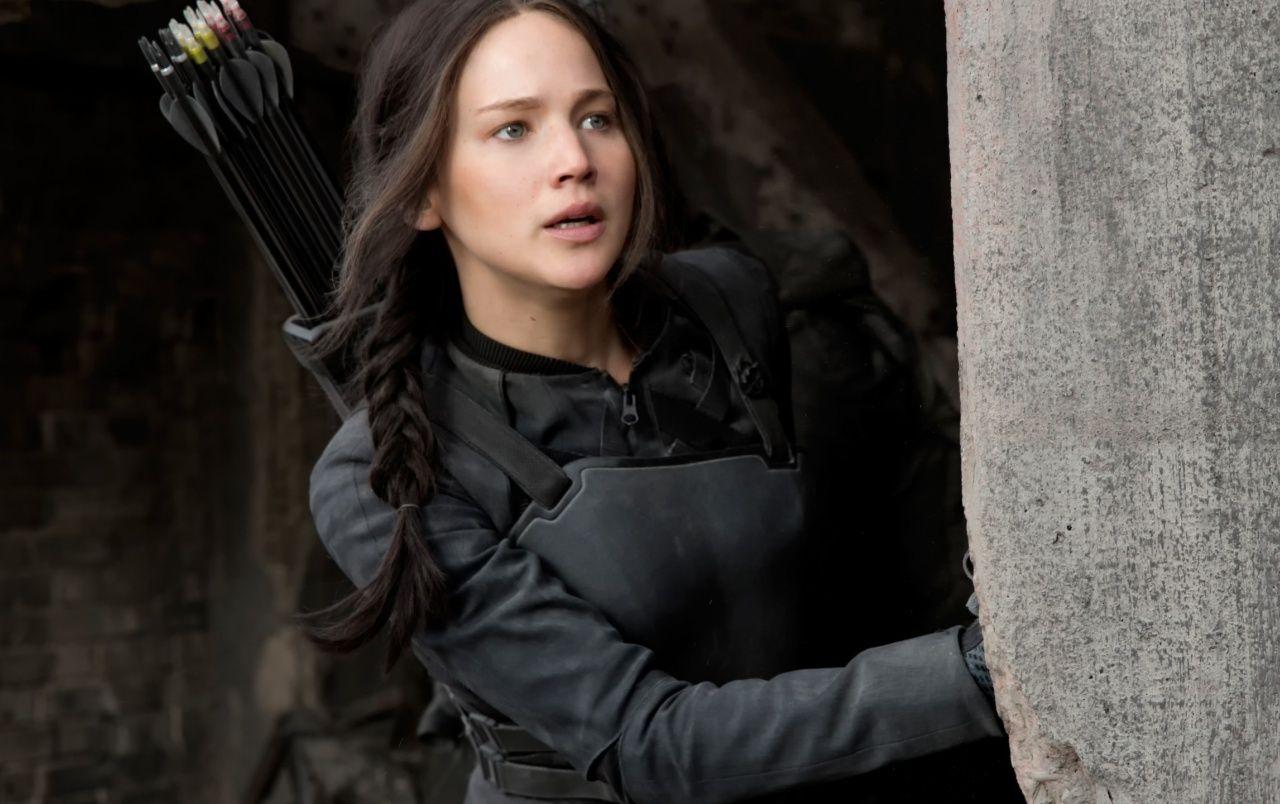 1280x804 Jennifer Lawrence as Katniss Everdeen wallpaper. Jennifer