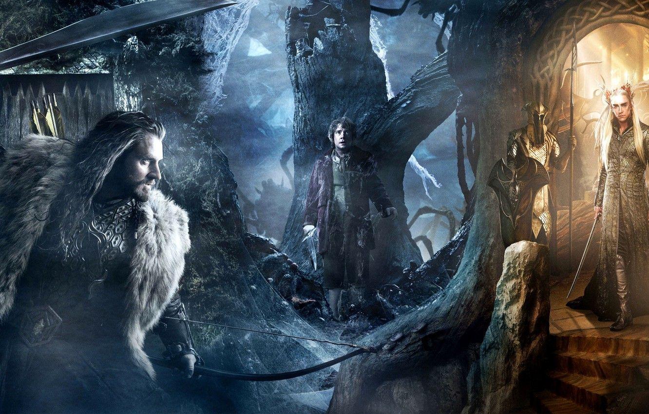 1332x850 Wallpaper The hobbit, The Hobbit, Bilbo, Thranduil, Thorin, Oakenshield, Thorin Oakenshield, Bilbo, The Hobbit: The Desolation Of Smaug, or There and Back Again, The Hobbit: The Desolation of Smaug, or There and