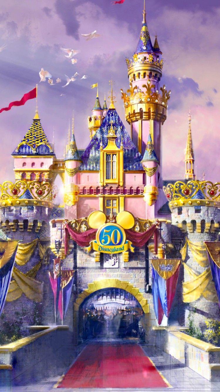 750x1334 Download Disney Castle, Disney Wallpaper Park In Toronto