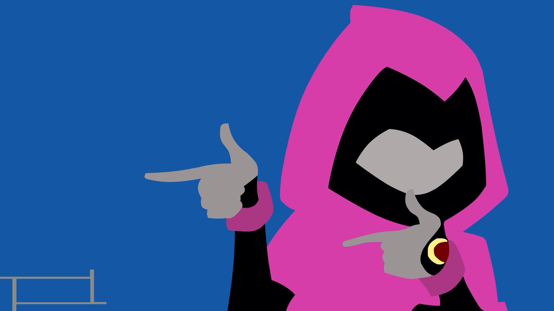 1920x1080 Raven Teen Titans Minimalist