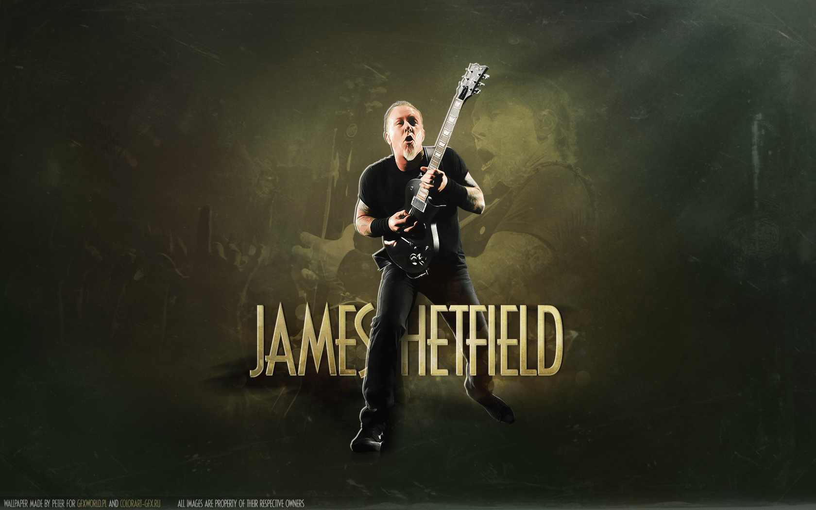 1680x1050 Free download James Hetfield Wallpaper