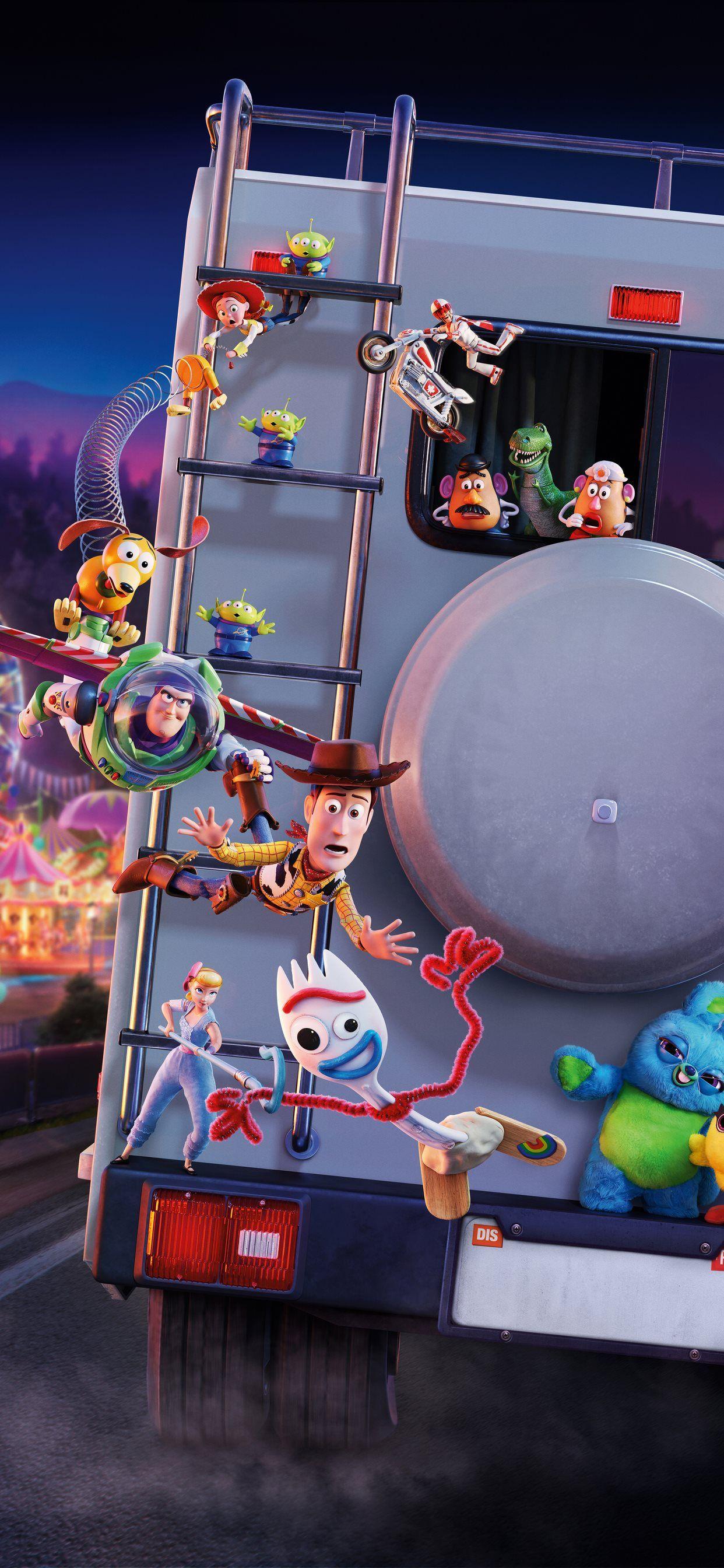1242x2688 toy story 4 5k iPhone X Wallpaper Free Download