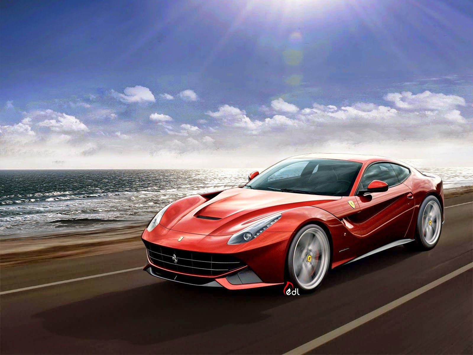 Ferrari f12 Berlinetta красная