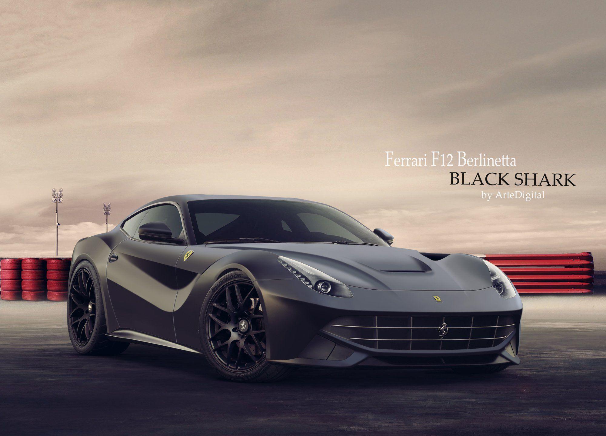 Ferrari f12 черная