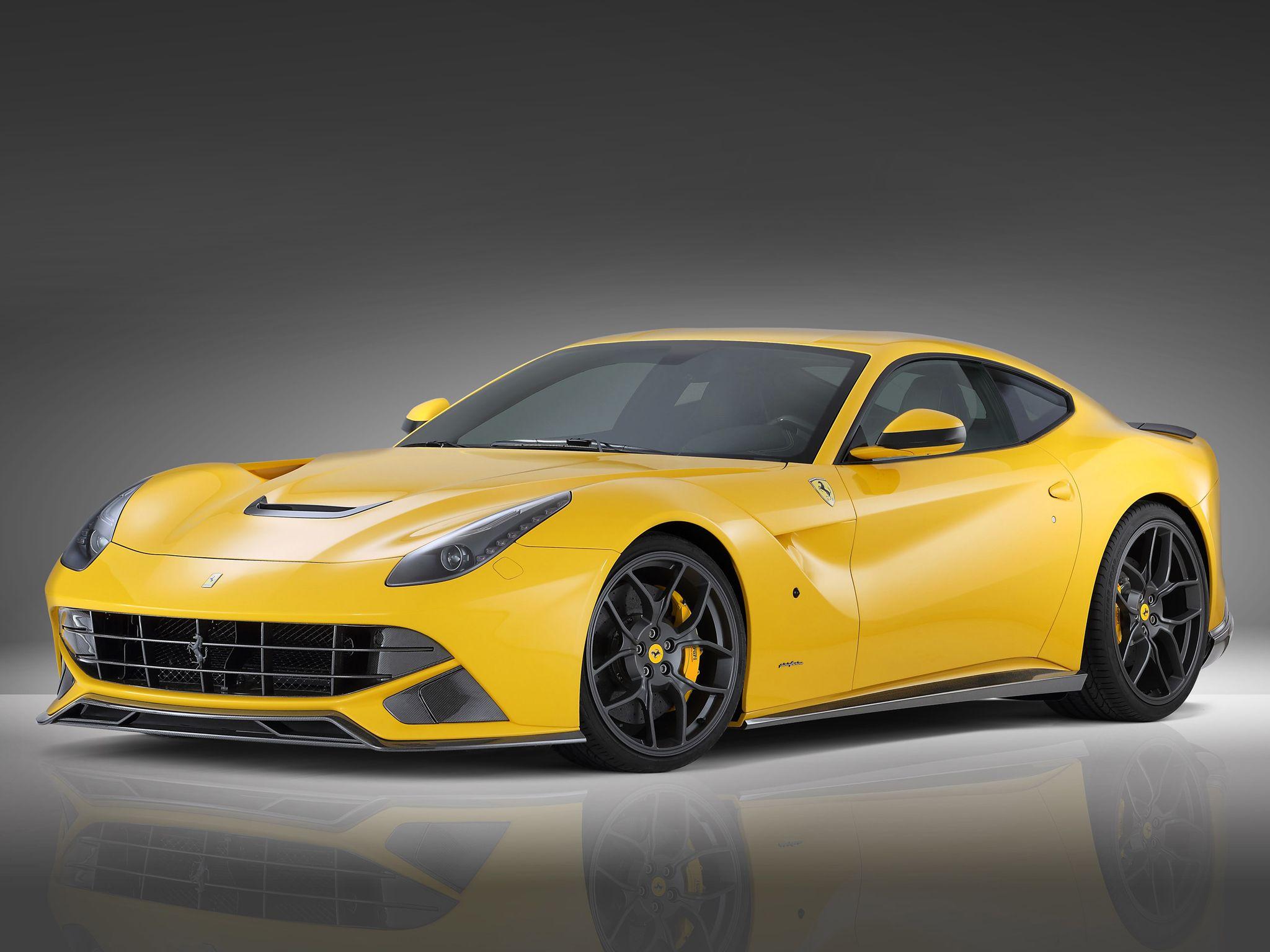 2048x1536 Yellow ferrari f12 wallpaperx1536