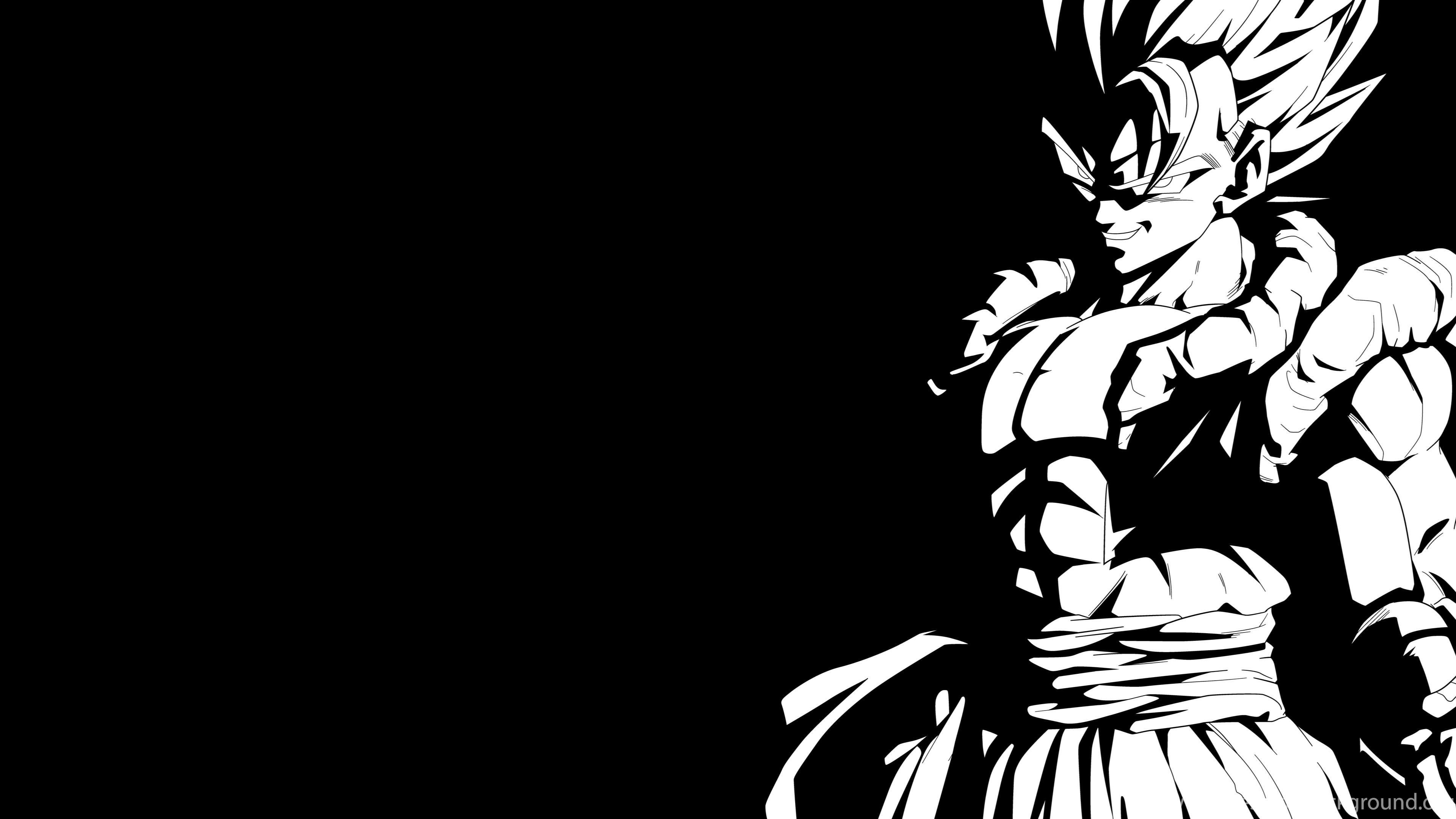 3840x2160 Super Gogeta Black And White 4K Wallpaper By RayzorBlade189 On
