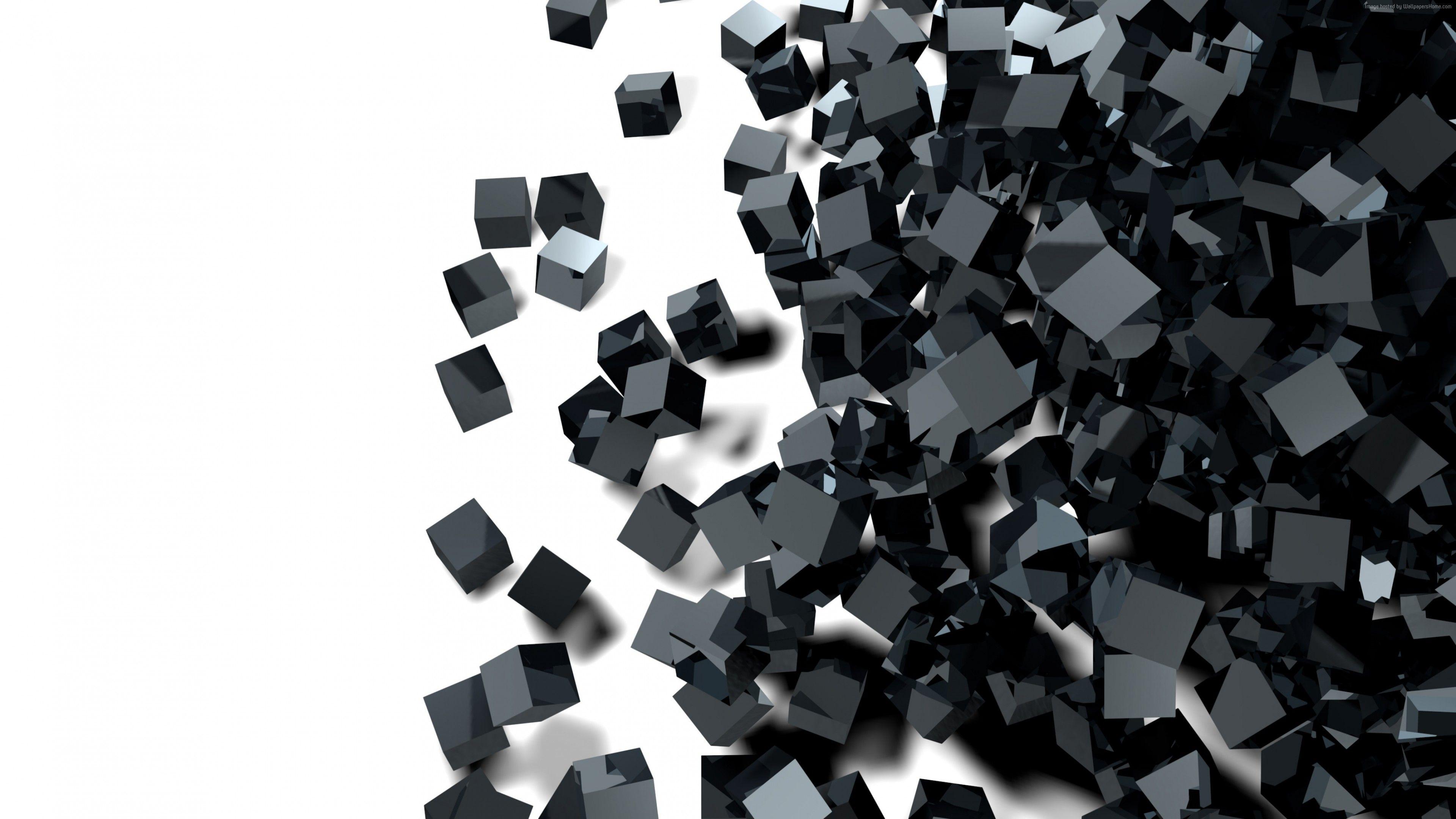 3840x2160 Hd Resolution Abstract Black And White, HD Wallpaper