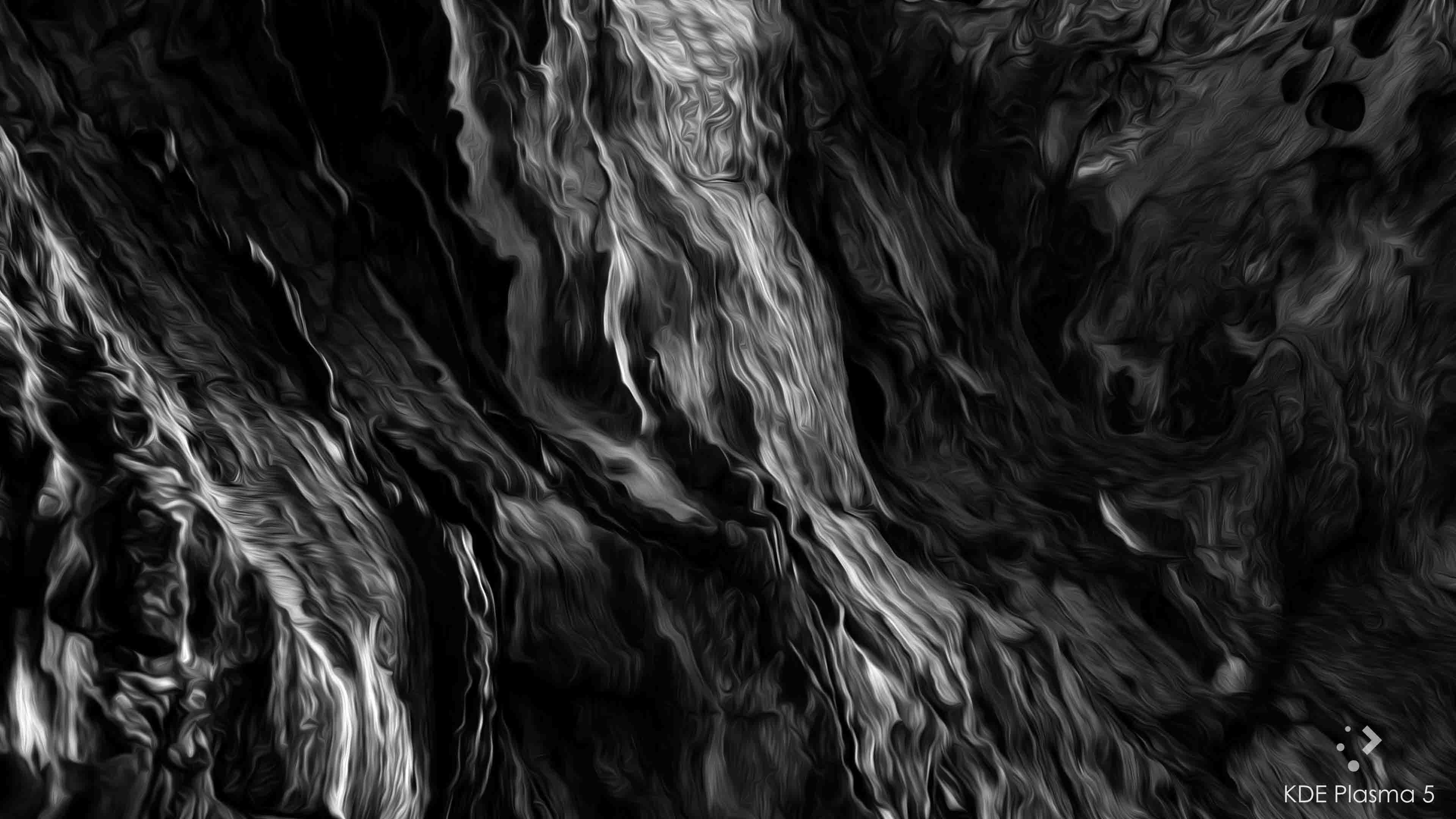 Wallpaper 4K Abstract Black White