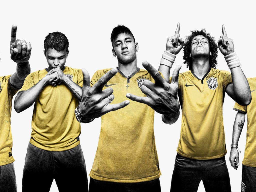 1024x768 Brazil Football Team HD Wallpaper. Brazil football team, National football teams, Brazil team
