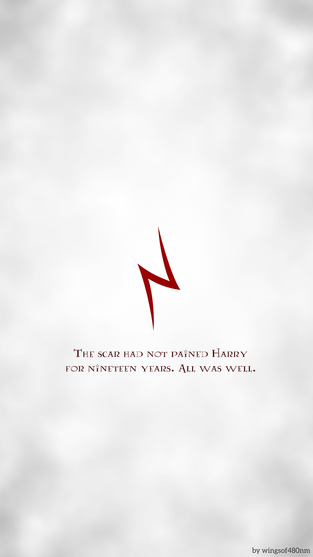 1080x1920 Harry Potter Minimalist Wallpaper