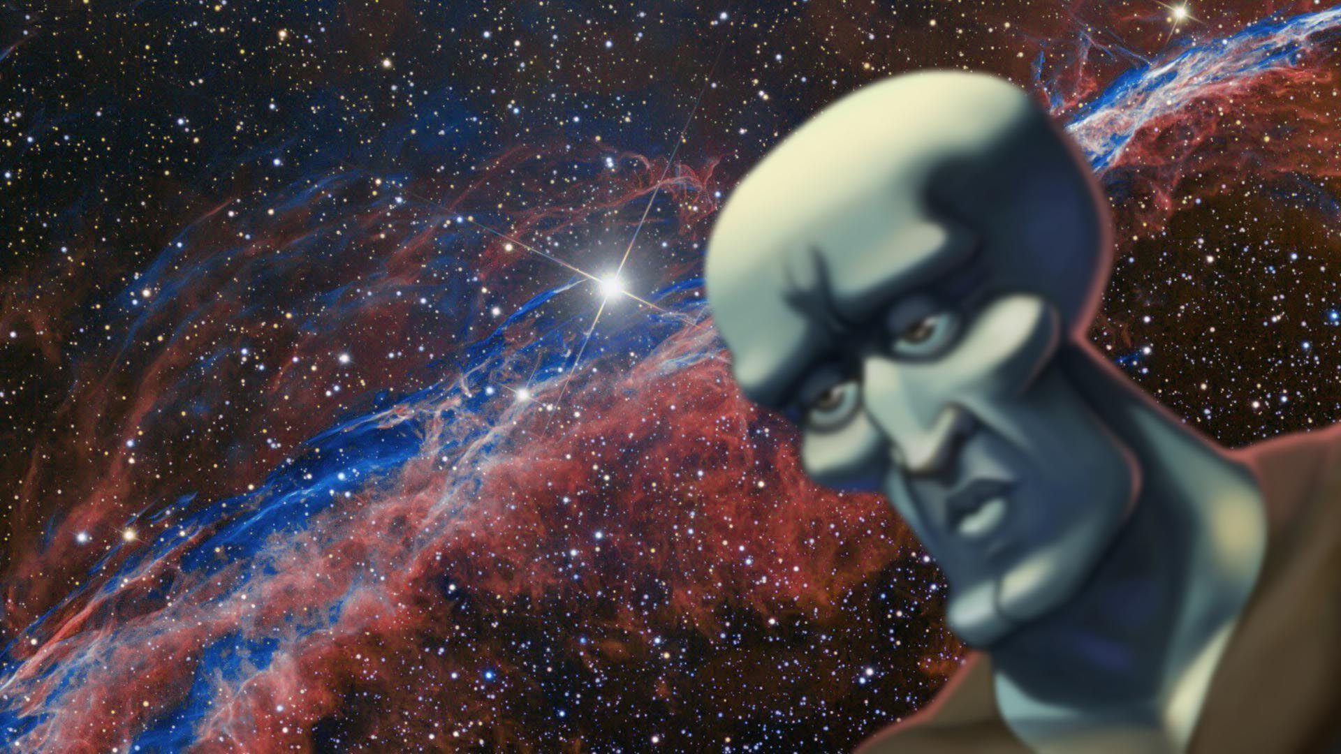1920x1080 Handsome squidward in space [1920x1080]
