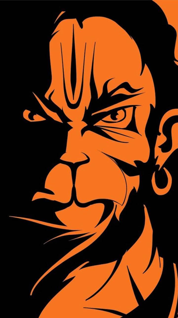 Hình nền Angry Hanuman 720x1280