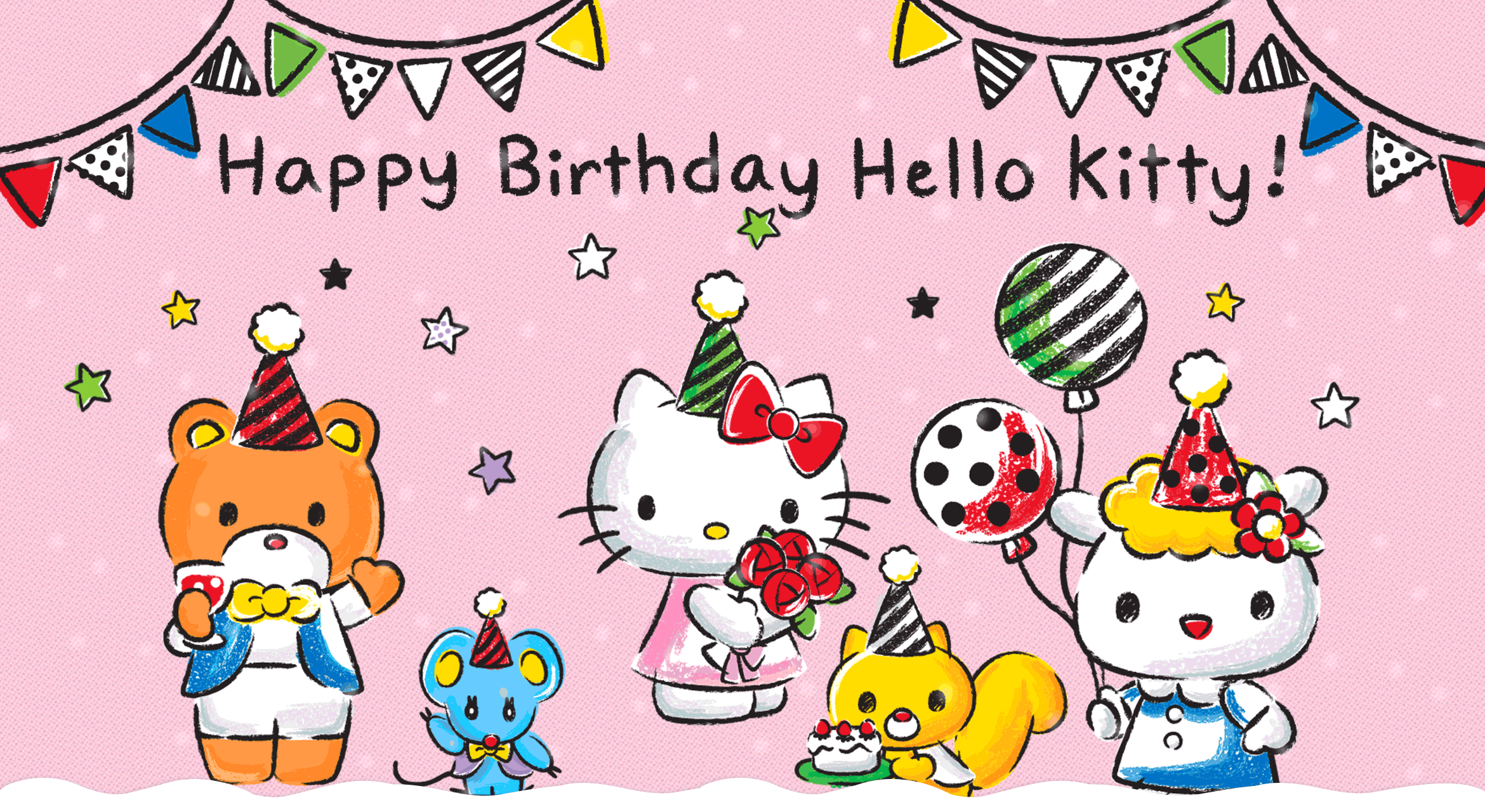 2340x1280 Chúc mừng sinh nhật Hello Kitty !.  Hello Kitty.  Hello Kitty