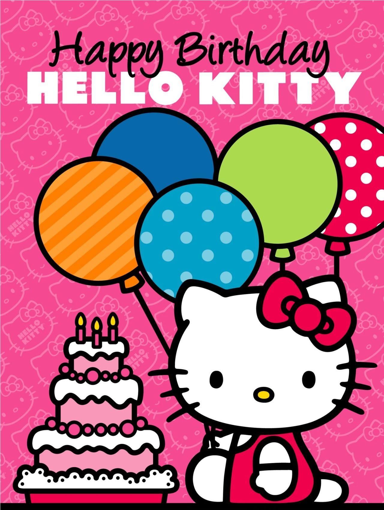 1280x1701 Hello Kitty.  Chúc mừng sinh nhật.  Hello Kitty.  Hello Kitty