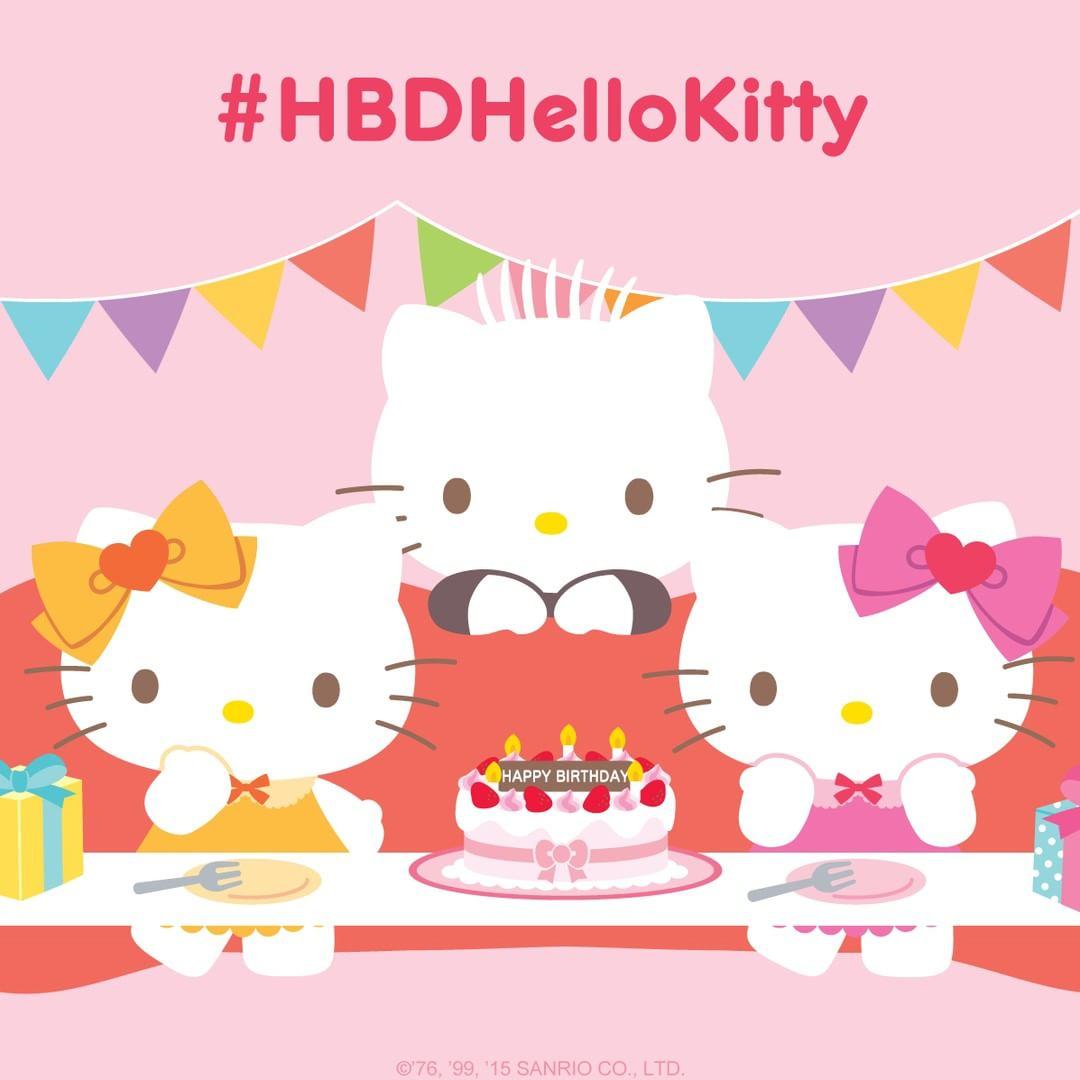 1080x1080 Chúc mừng sinh nhật #HelloKitty và chị gái sinh đôi của cô ấy, Mimmy!  Đăng lại