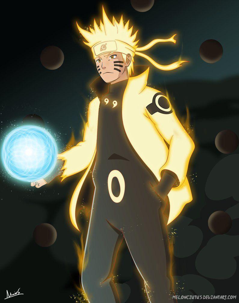 795x1005 Naruto Ashura Mode by Melonciutus. Personagens naruto
