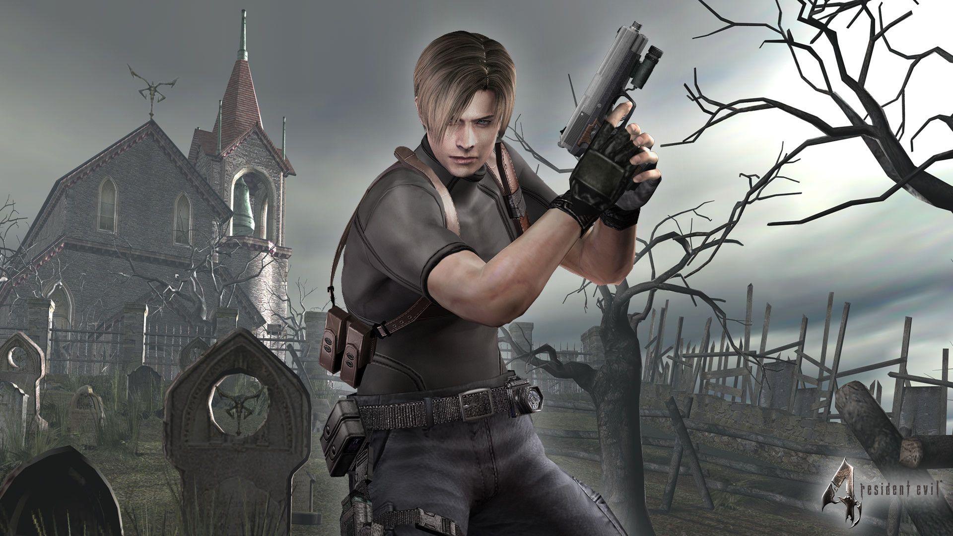 1920x1080 Resident Evil 4 Leon Wallpaper