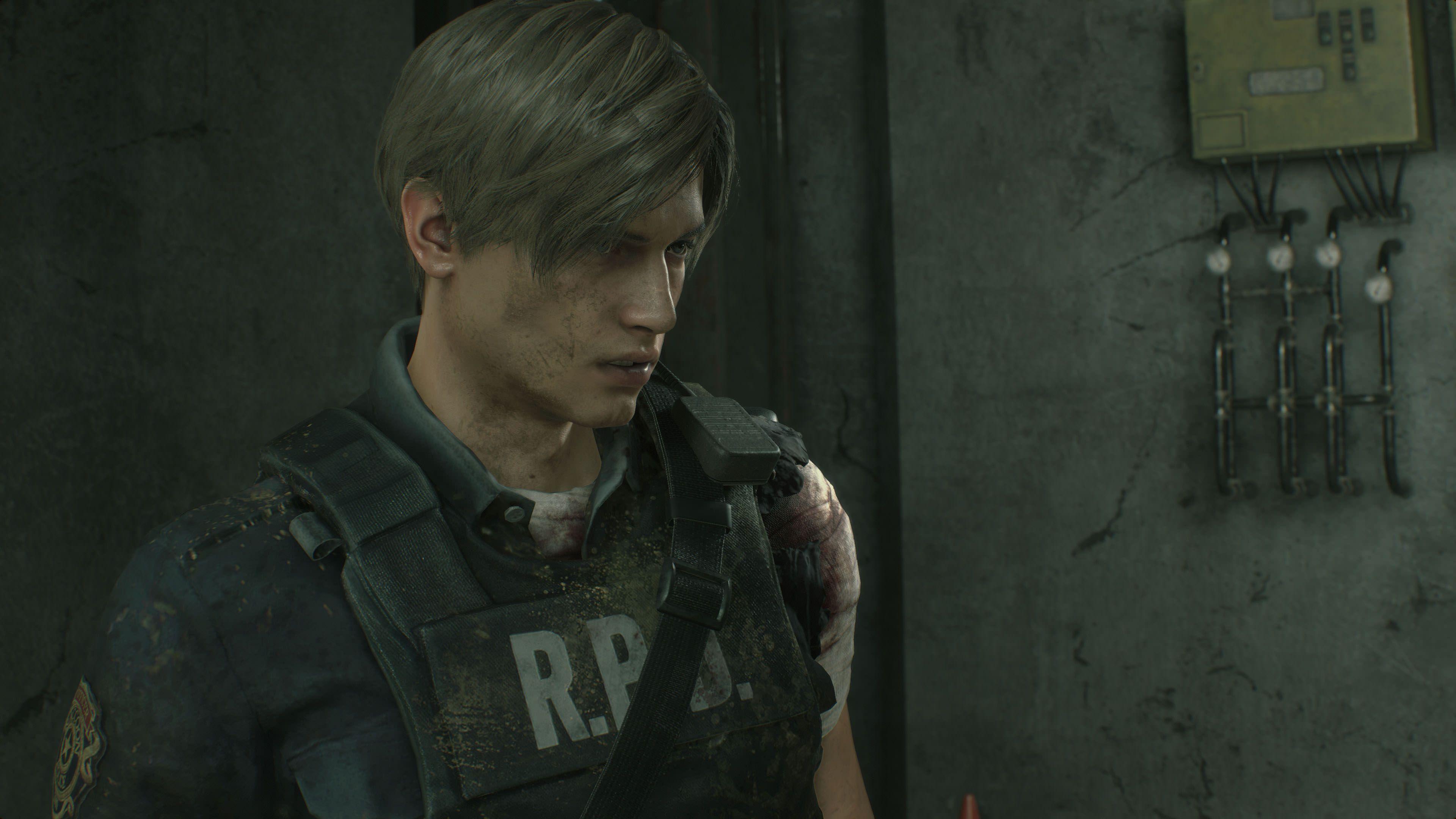 3840x2160 Resident Evil 2 (2019) Leon S. Kennedy 4k Ultra HD Wallpaper