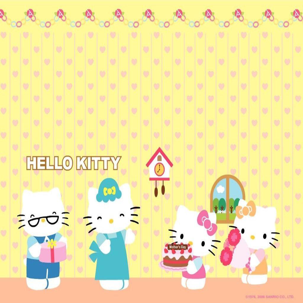 1024x1024 Hình nền sinh nhật Hello Kitty tuyệt vời - azgreetings