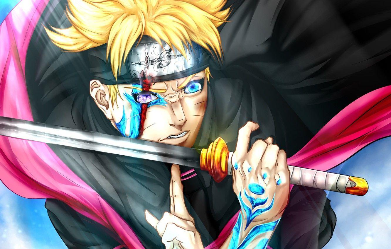 1332x850 Wallpaper look, anime, art, guy, Naruto, Boruto, Boruto Uzumaki image for desktop, section сёнэн